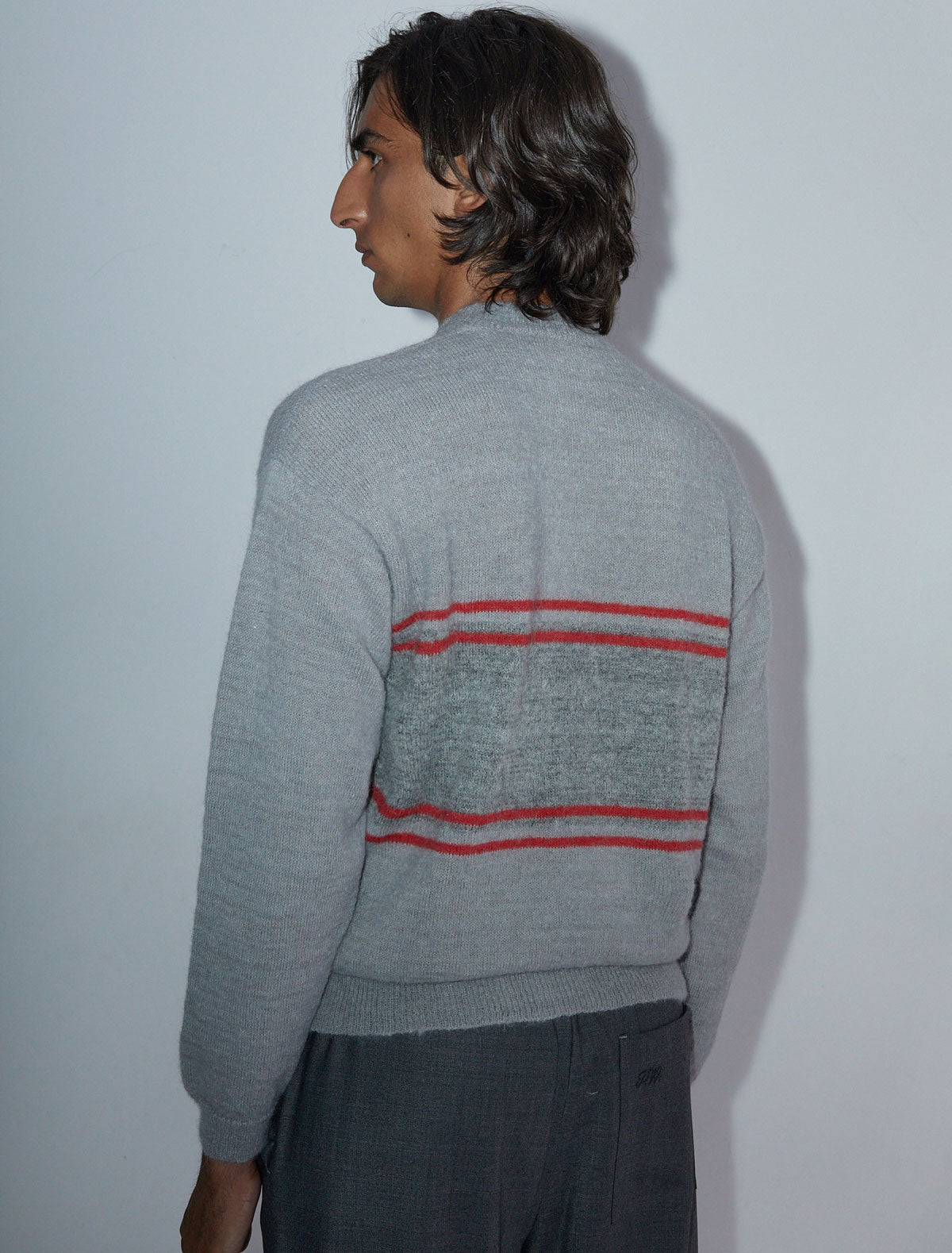 St pauls school uniform sweater stripes chest