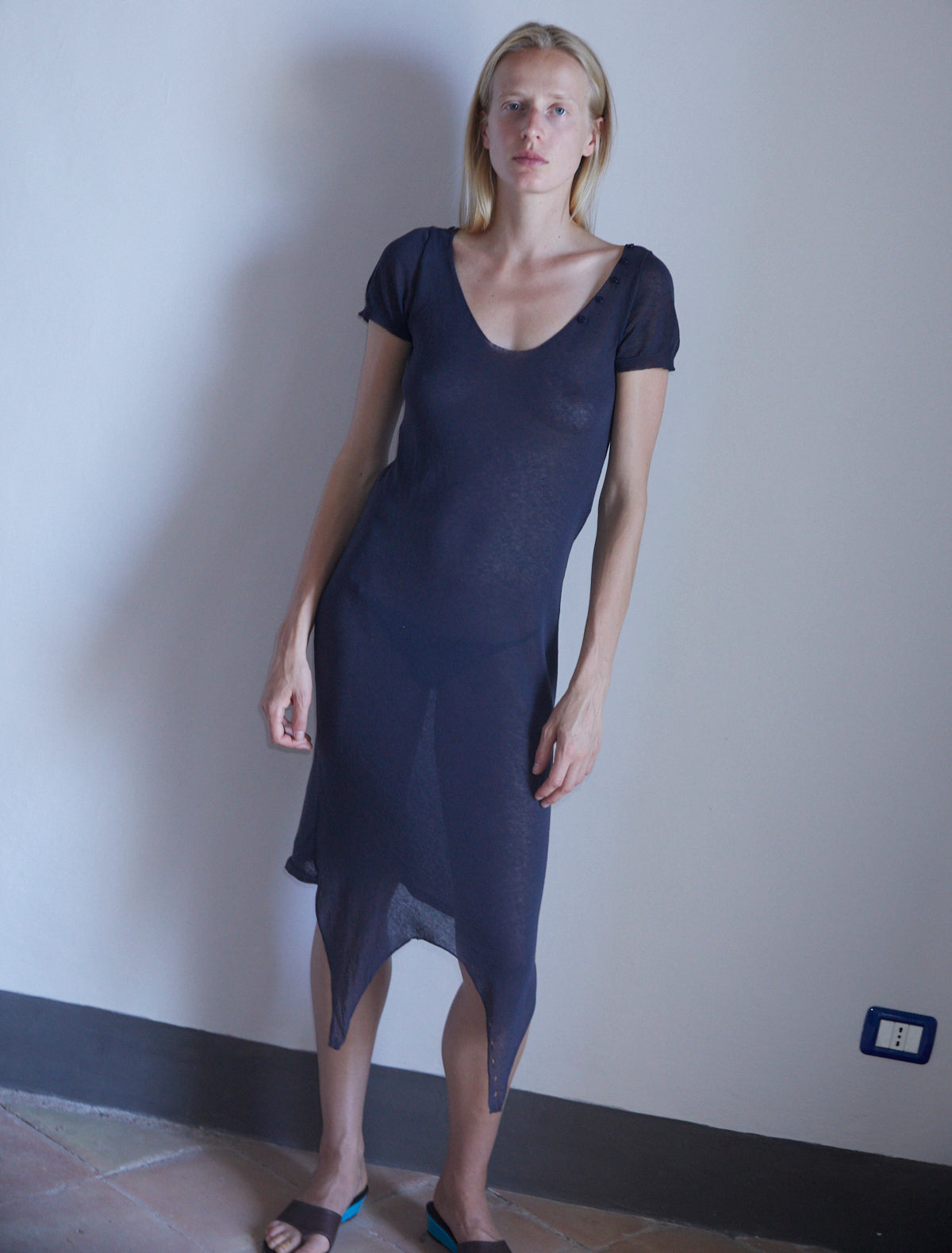 Silke multiposition piece dress double layer top