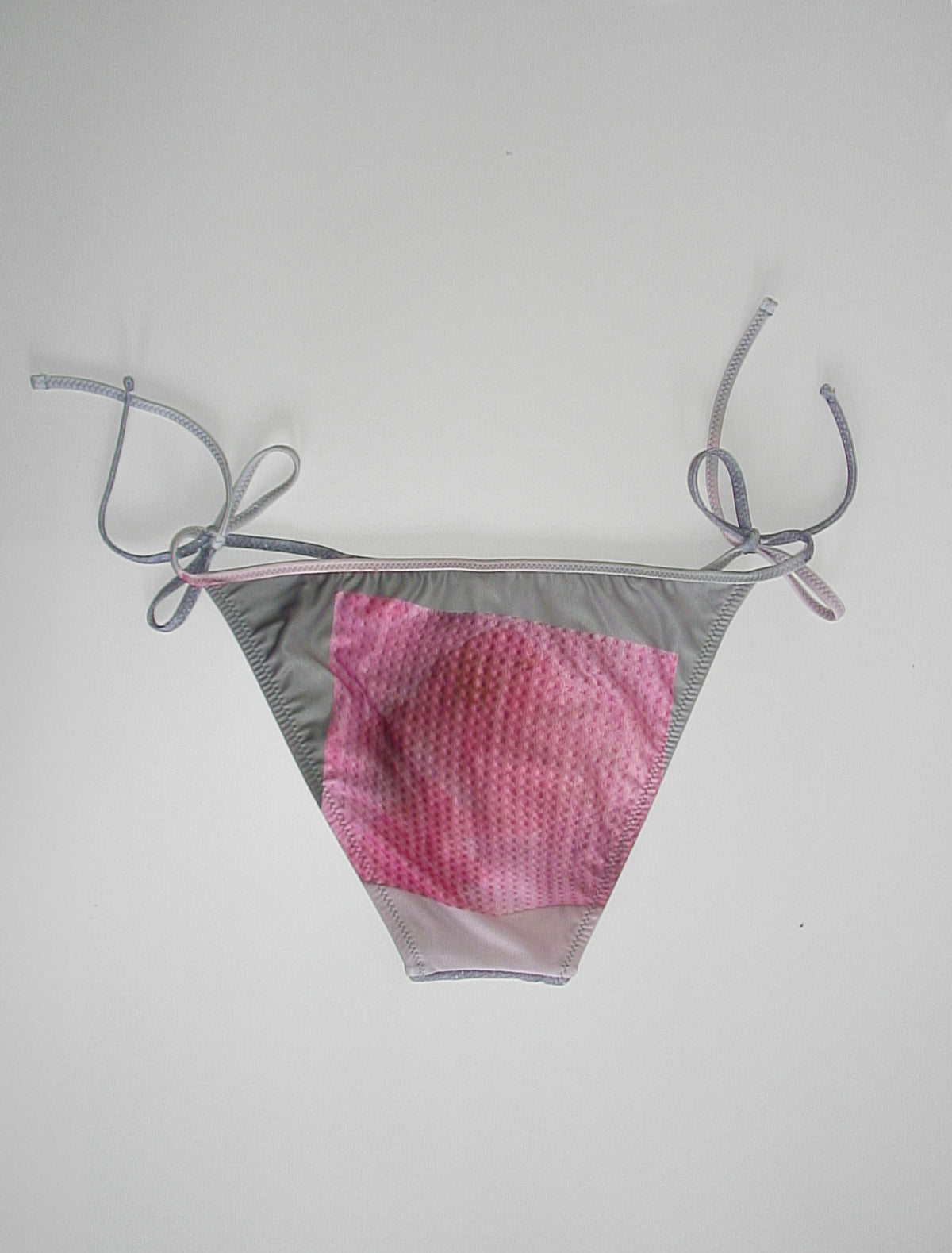 LAURA II-Adjustable bikini bottom featuring photographs by