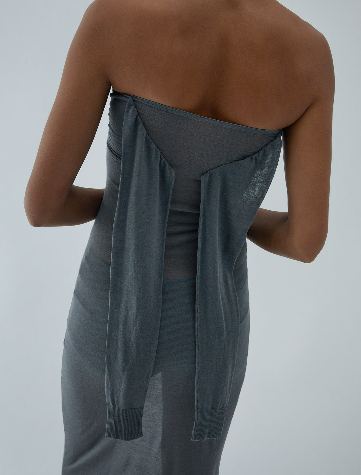 no 2397 / Folded V-Neck Dress