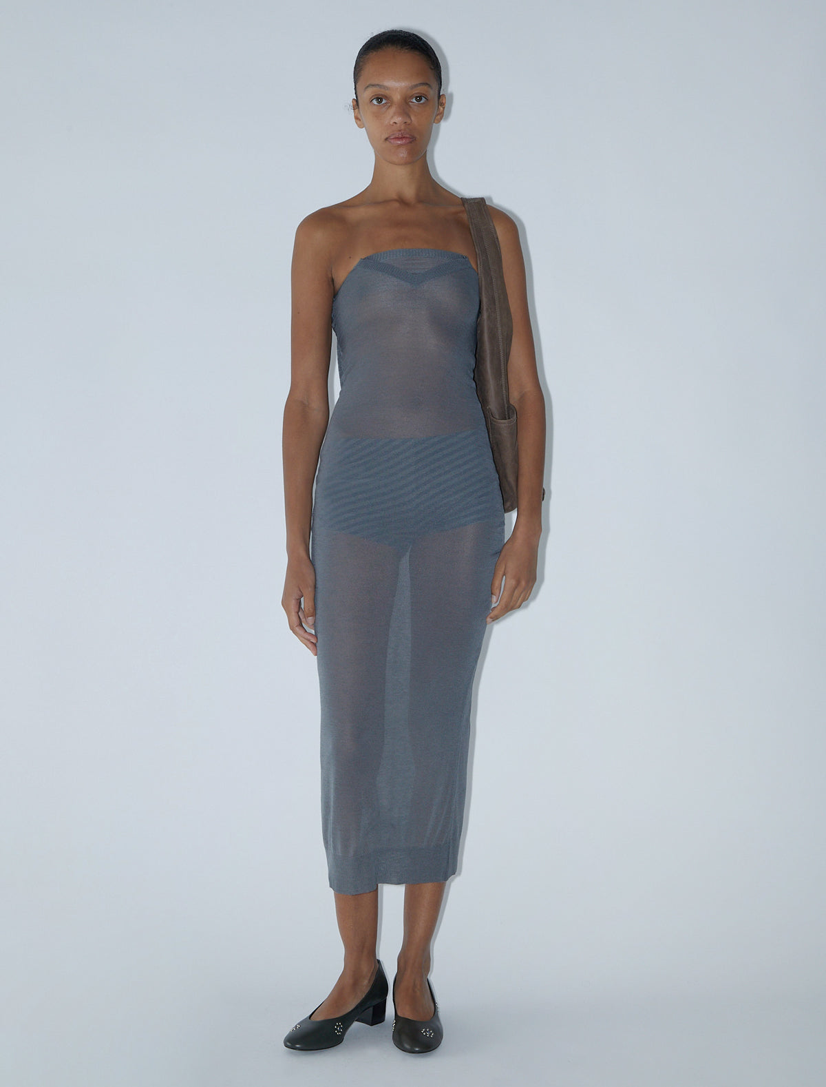 no 2397 / Folded V-Neck Dress