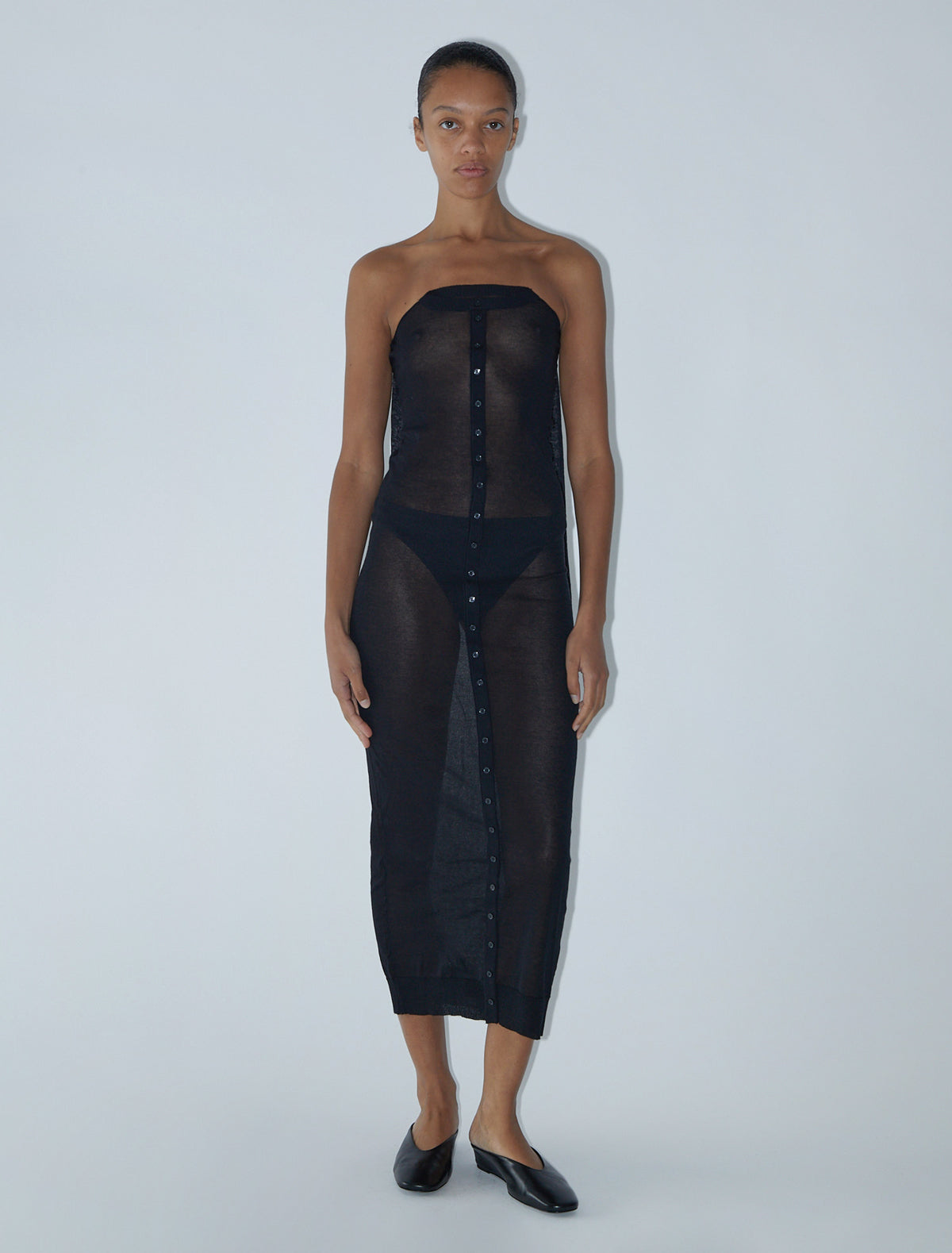 no 2396 / Folded Button Dress