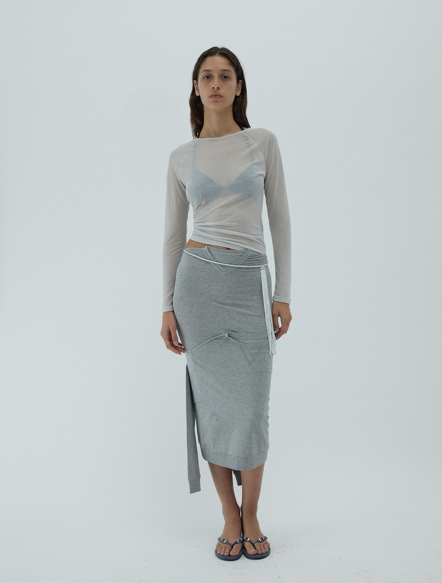 no 2382 / Folded T-Shirt Skirt