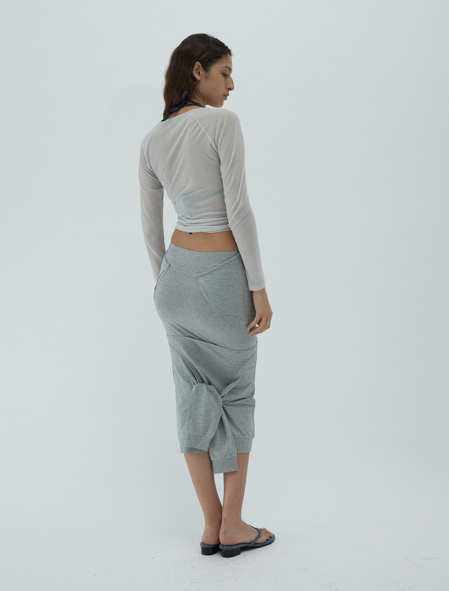 no 2382 / Folded T-Shirt Skirt