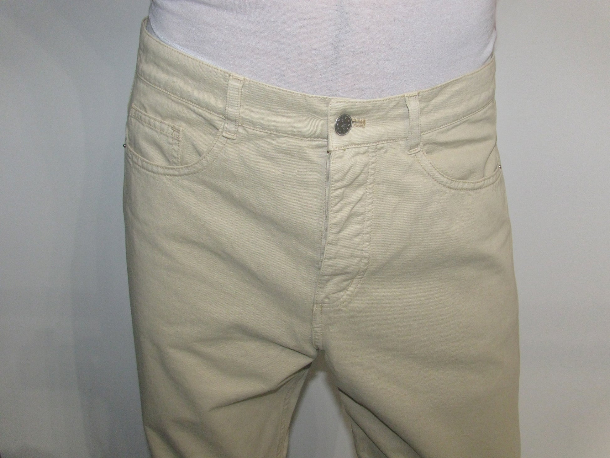 Crowd b men twill pants ecru