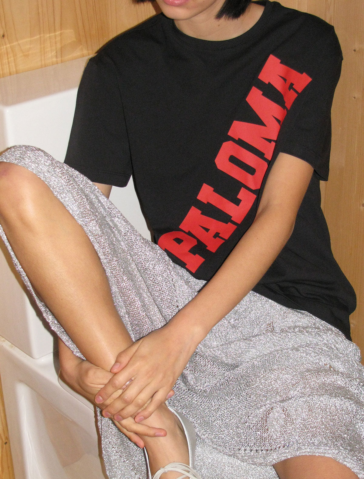 Paloma reversible tshirt black