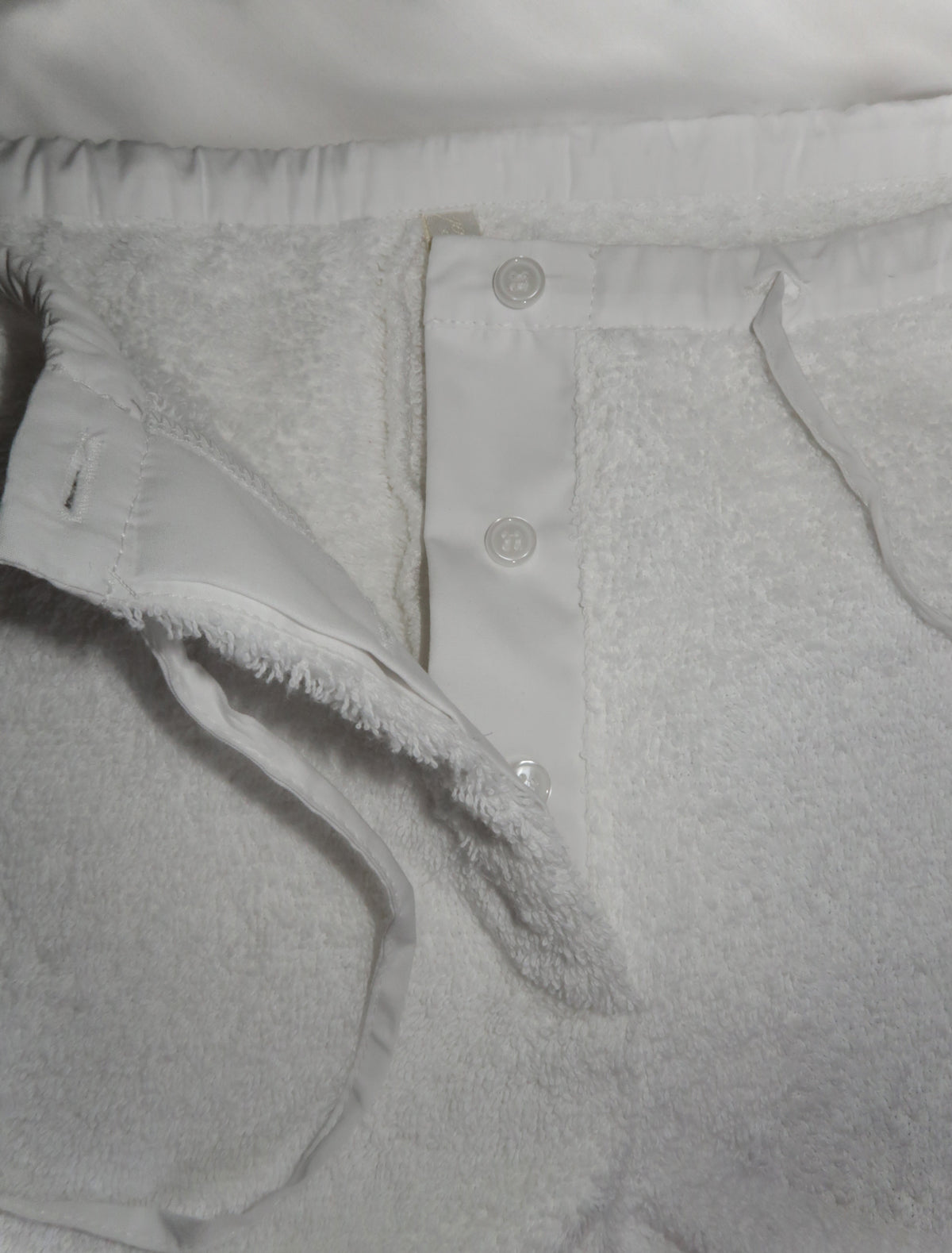 Suspiritos terry cloth pants elastic hem