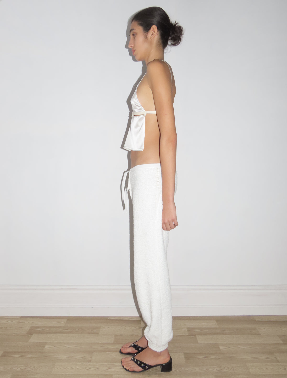 Suspiritos terry cloth pants elastic hem