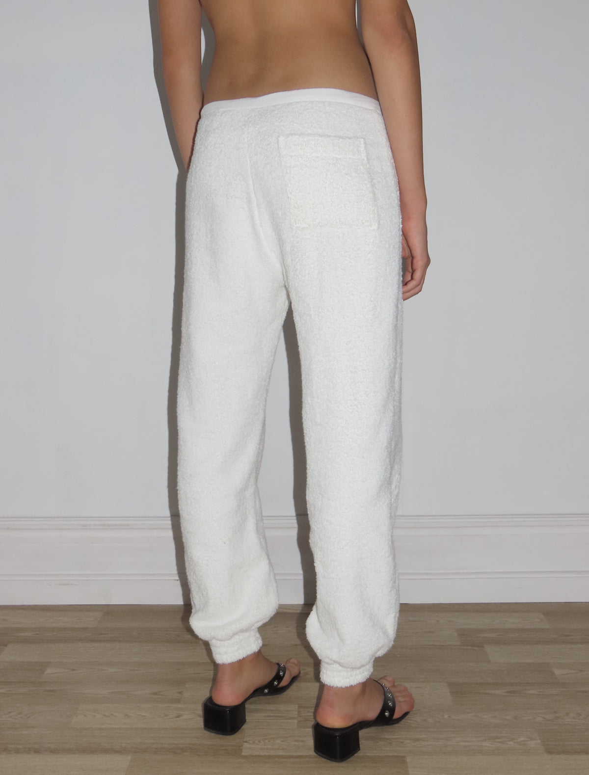 Suspiritos terry cloth pants elastic hem
