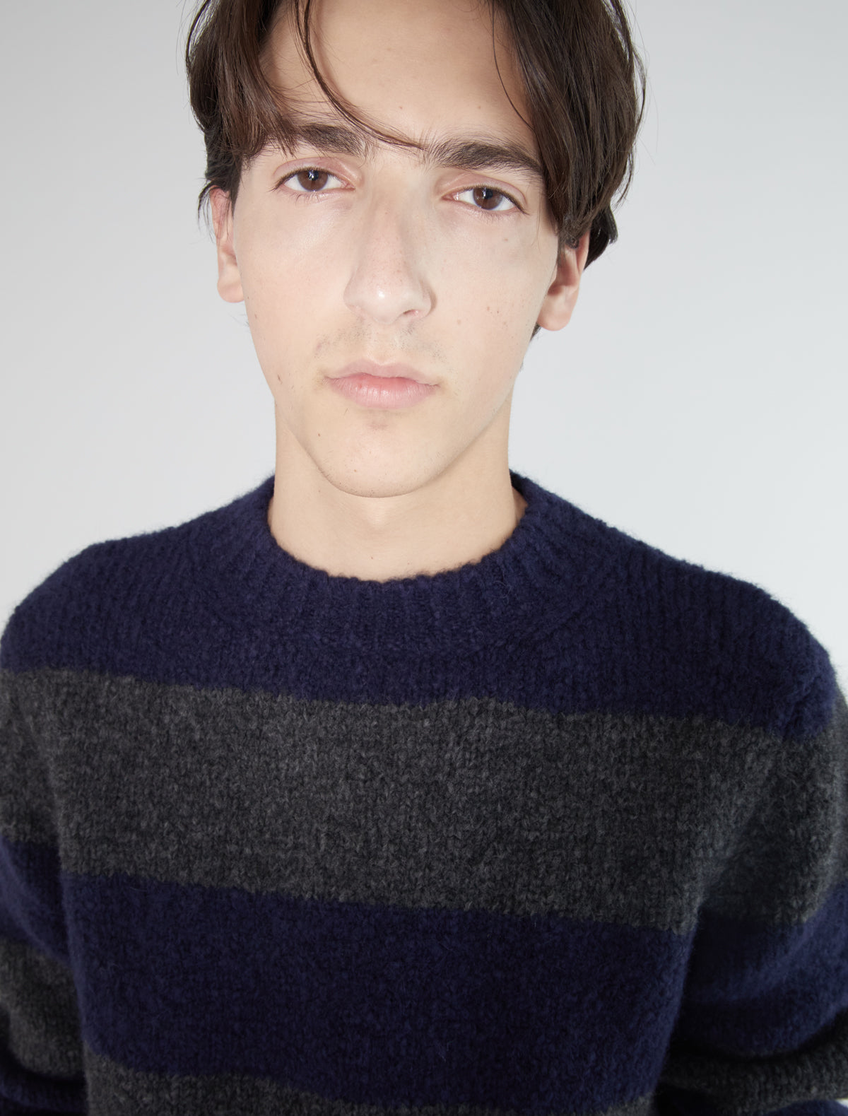 Wally b men sweater wide stripes