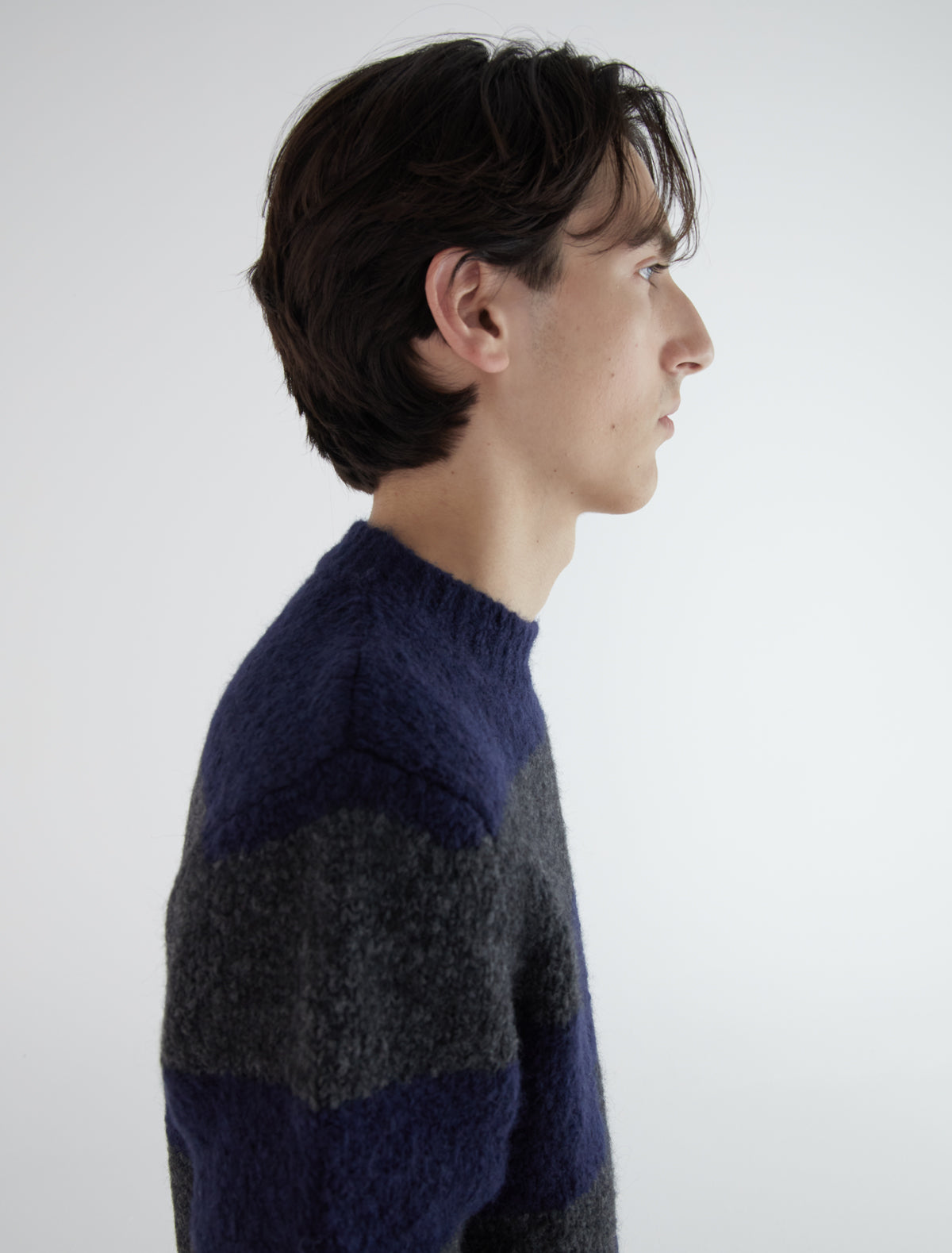 Wally b men sweater wide stripes