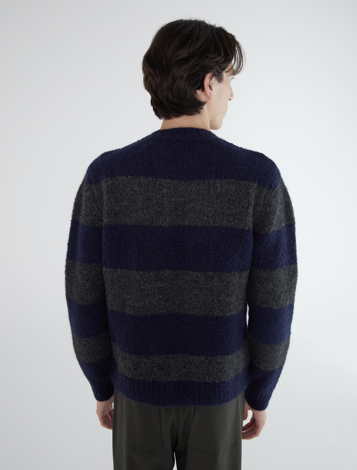 Wally b men sweater wide stripes