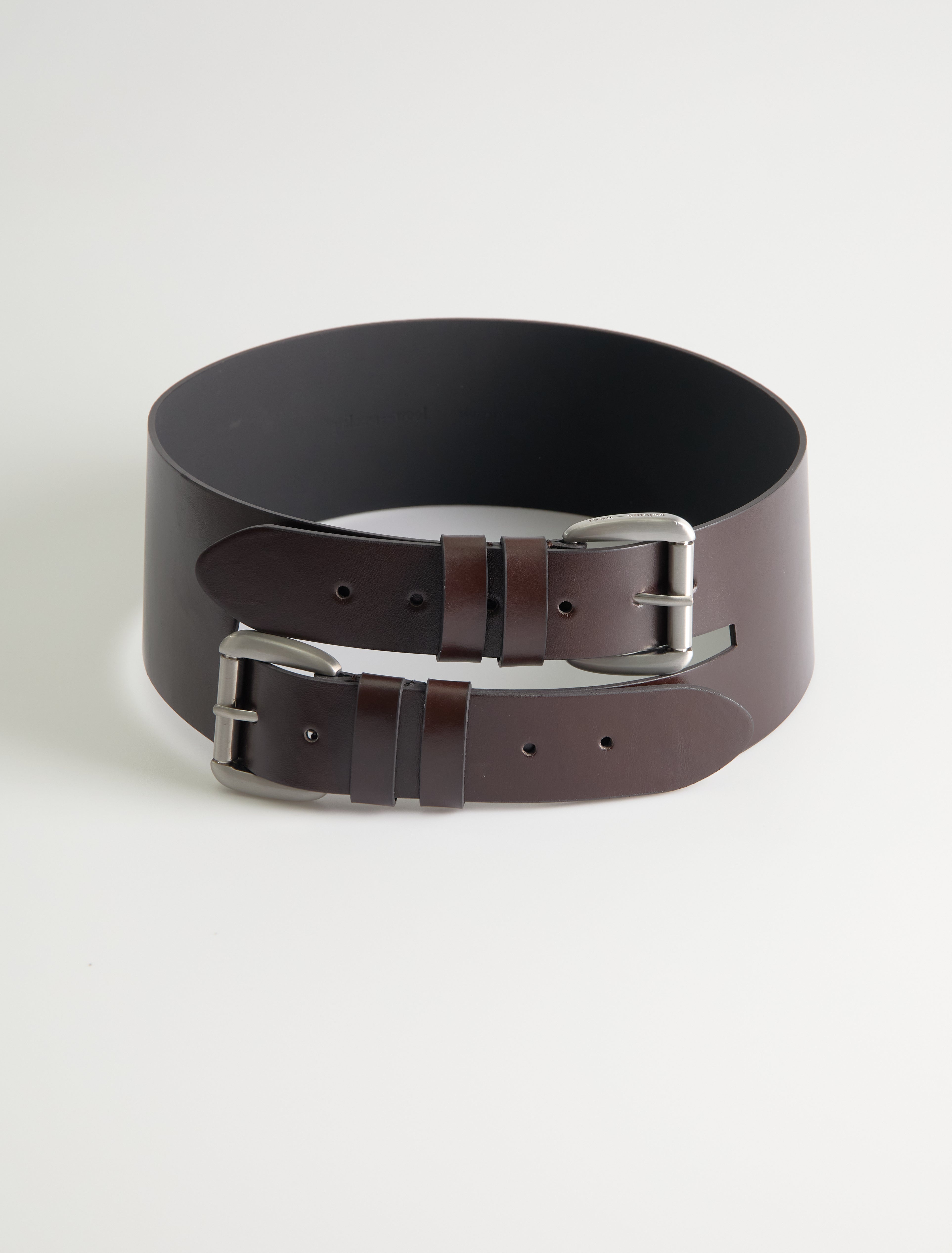 Temperley London Penelope Double Belt Wrap Black Genuine Leather Gold Buckle THE DOUBLE WRAP BELT BLACK main image 4