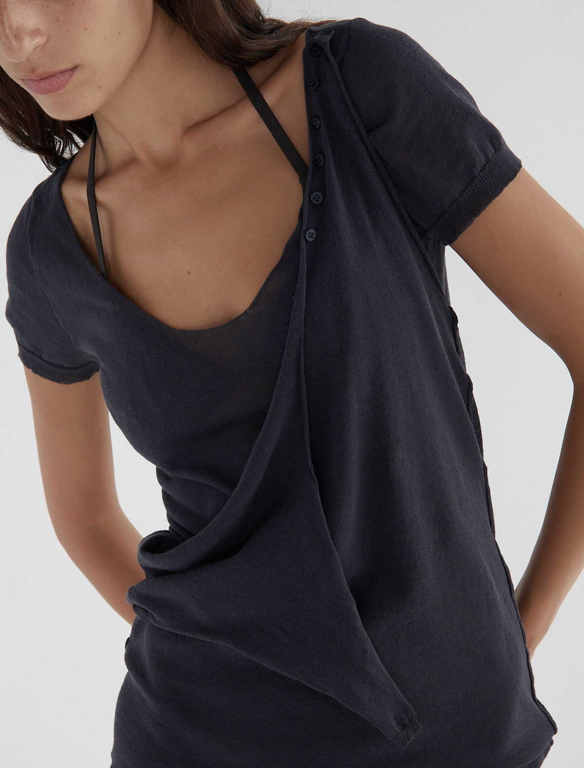 Silke multiposition piece dress double layer top