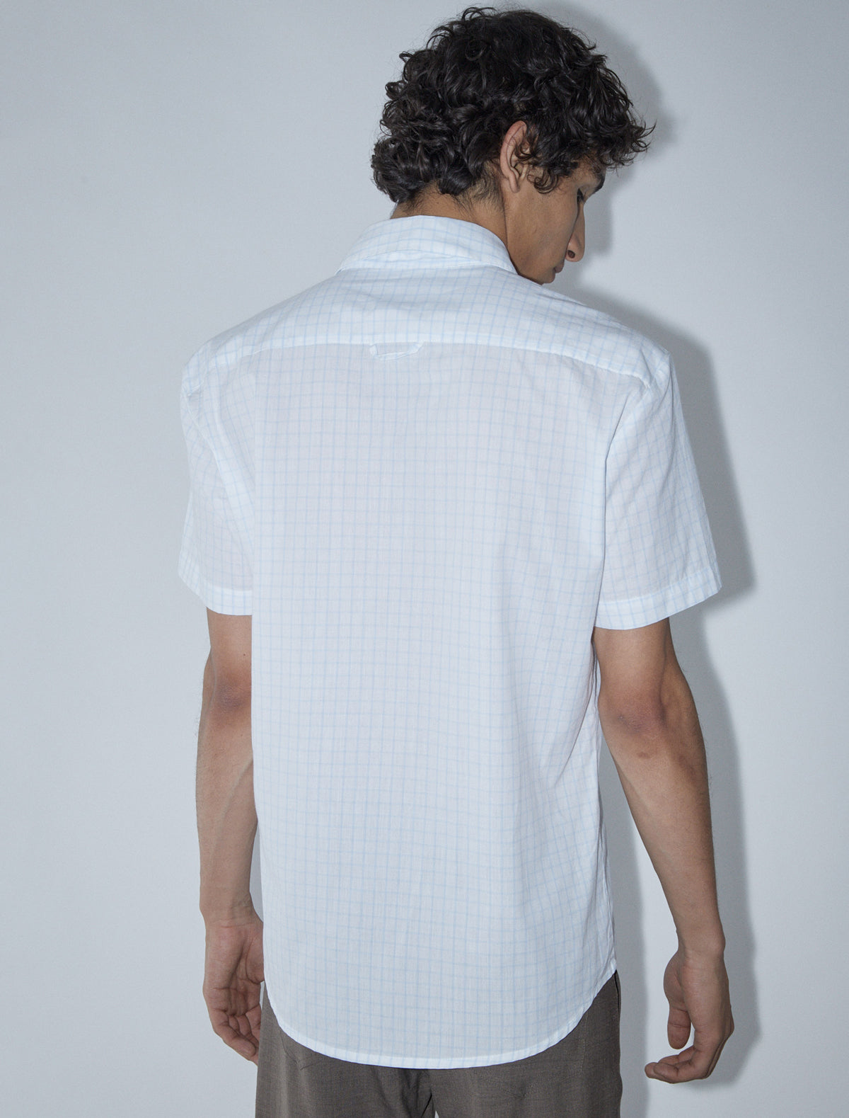 Tiza short sleeved checkered shirt