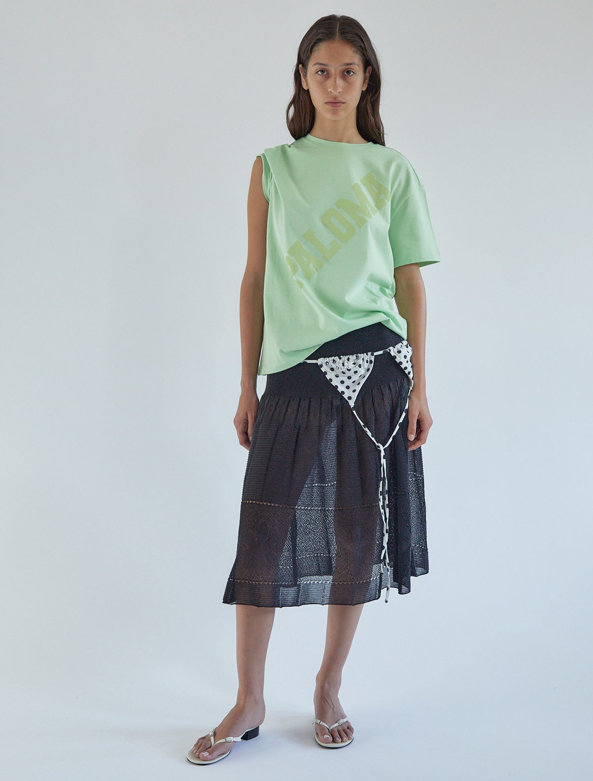 Paloma reversible tshirt green