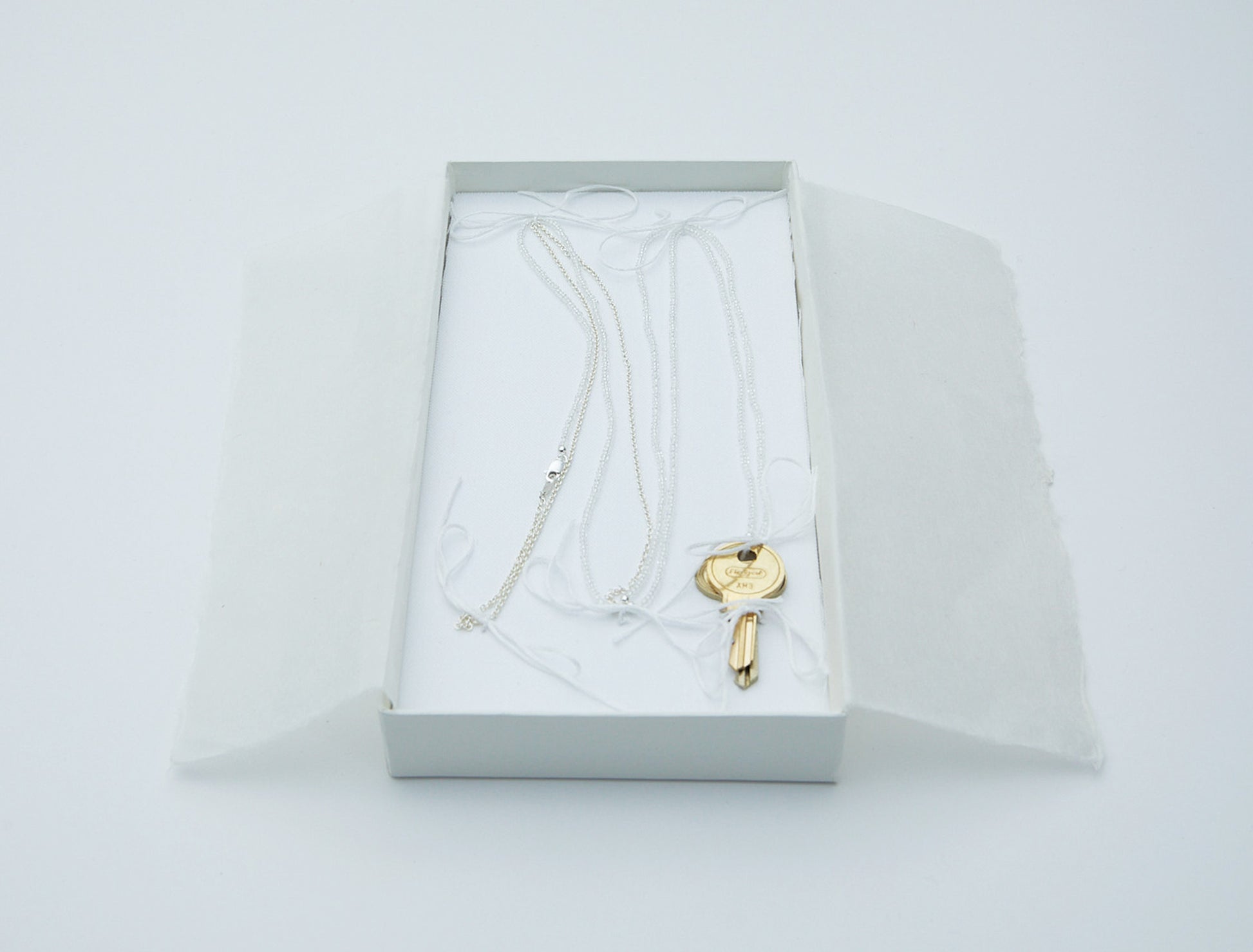 Fallai necklace key silver