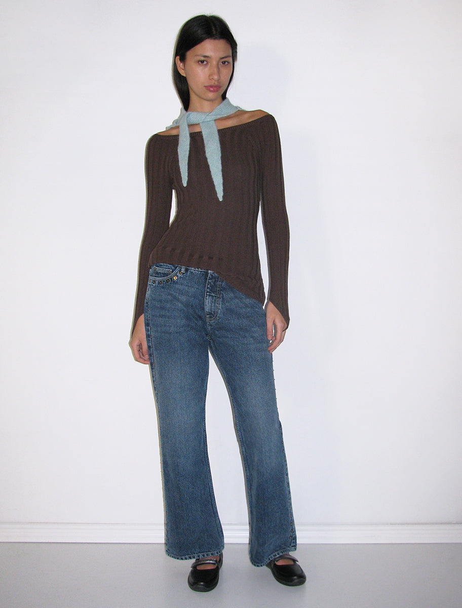 002km rubber sole sporty leather ballerina silver velcro black