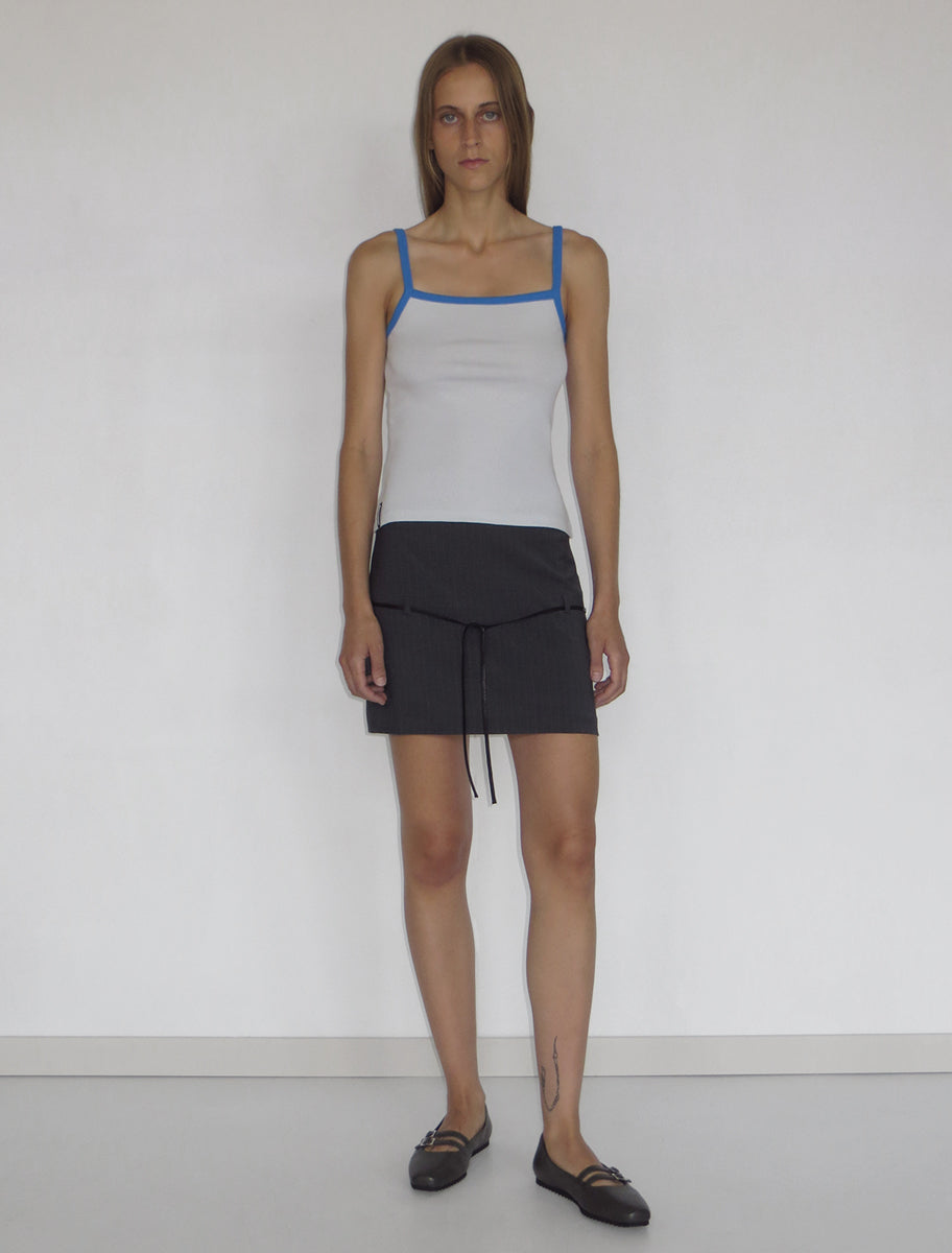Barkan strappy ribbed top silicone label lightgrey