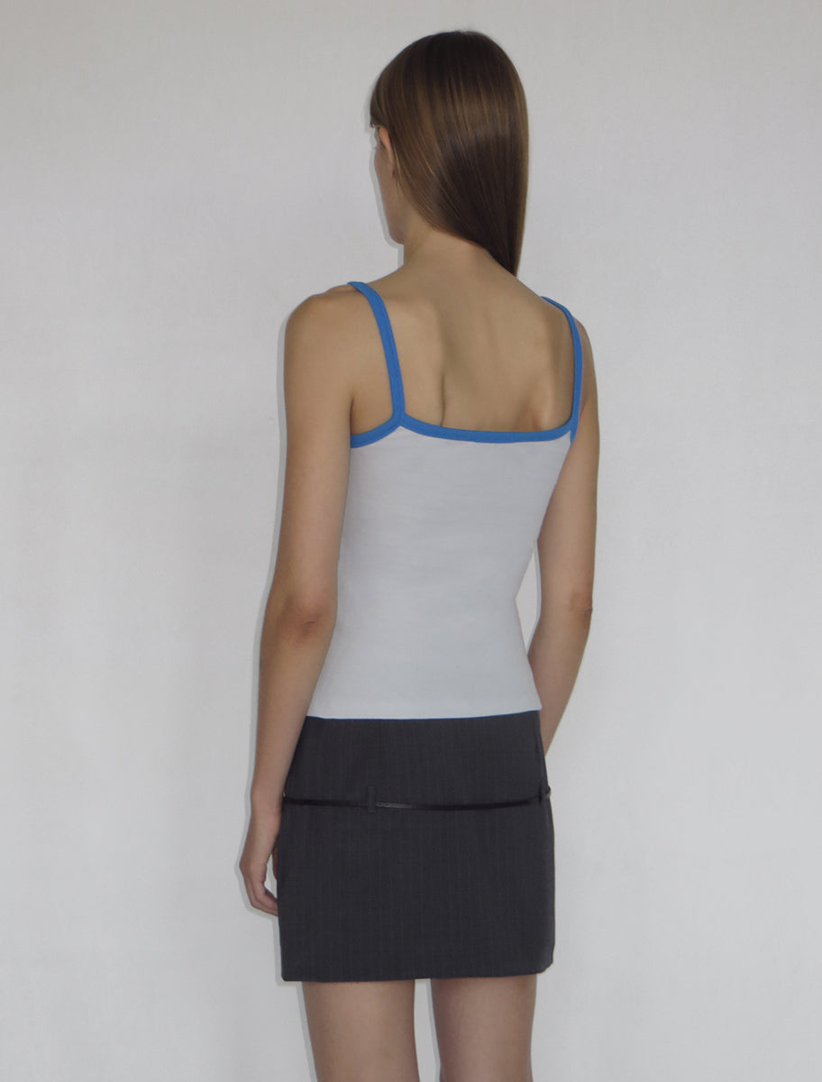 Barkan strappy ribbed top silicone label lightgrey