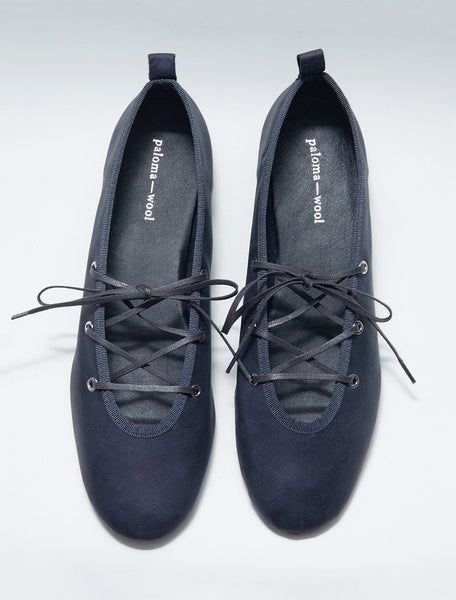 バレエシューズ Paloma Wool Women's Pina Cotton Canvas Ballerina Shoes Black Paloma Wool Pina Ballerina Flats in Black | Lyst