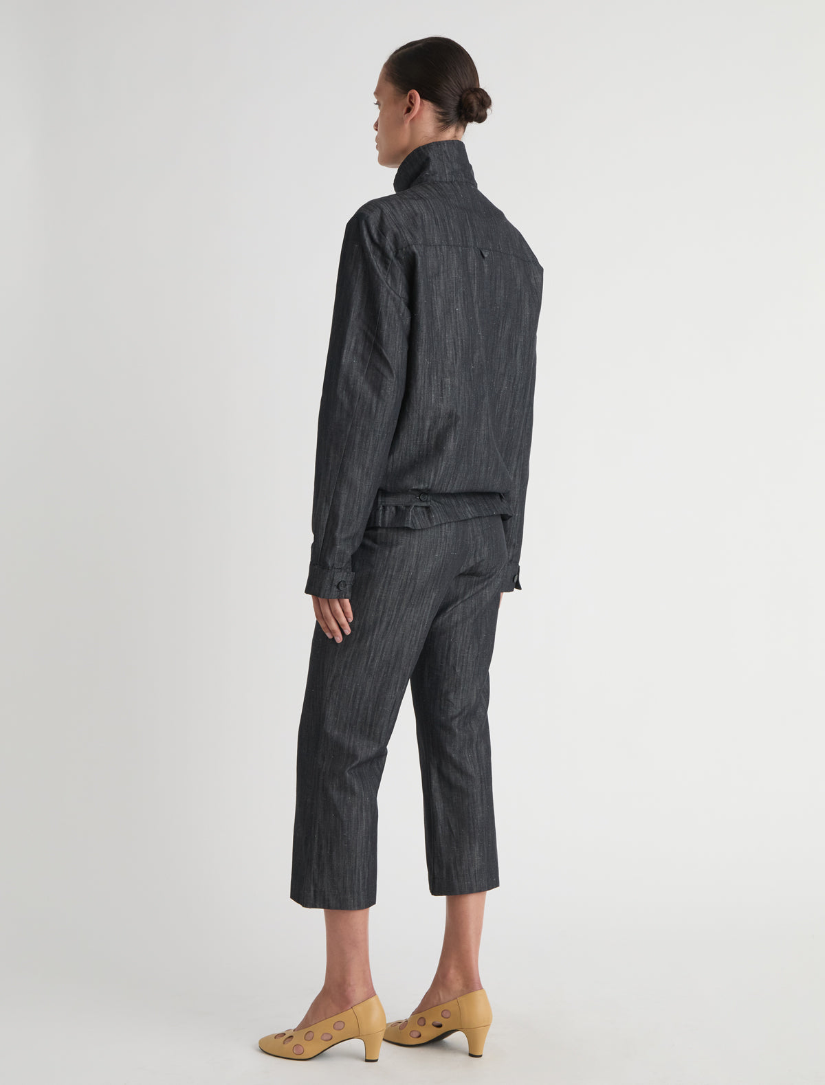 ALBANE-Denim jacket with a zip and snap-button closure – paloma wool