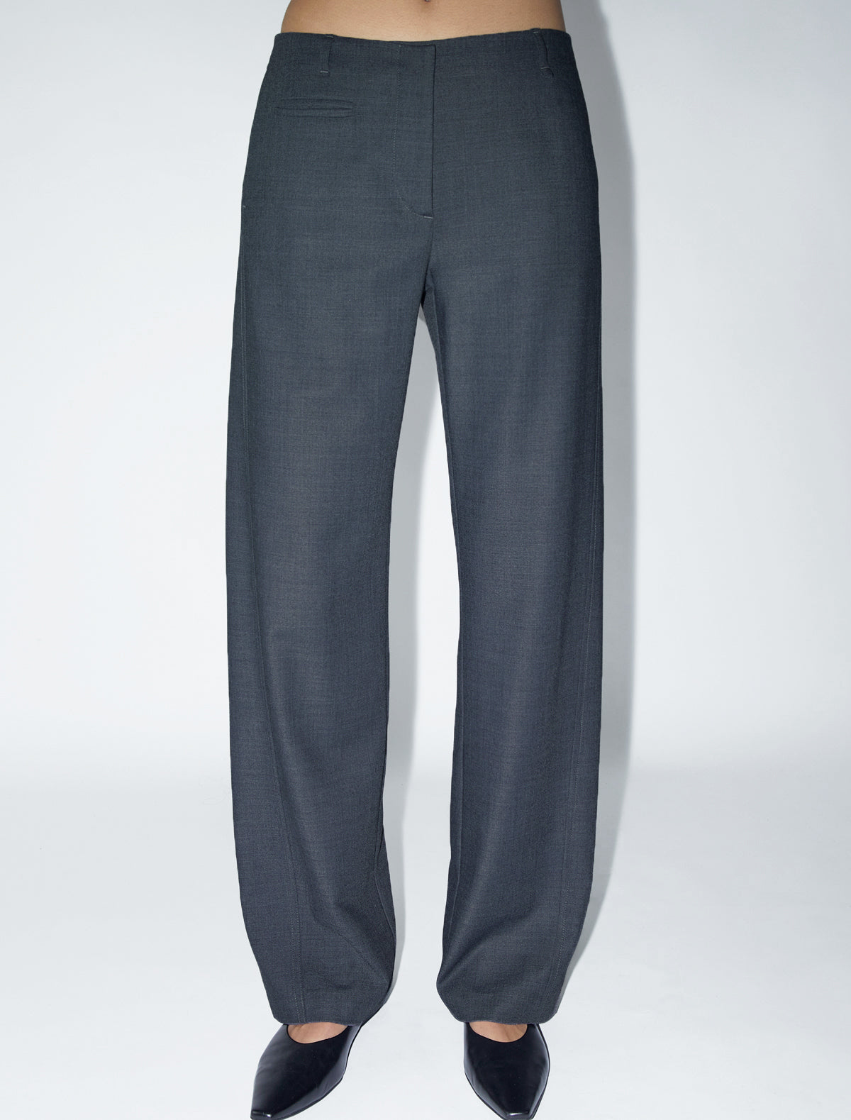 Muir straight suit trousers welt pocket