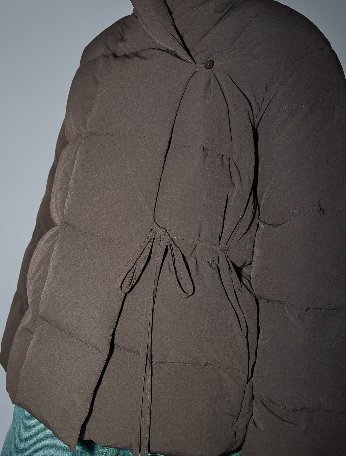 ASH-Slightly oversized, short, recycled down jacket – Paloma