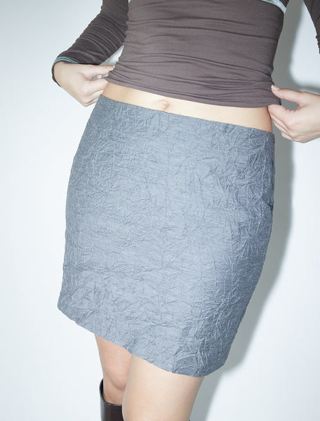 HITOMI-Skirt with crinkled fabric effect – Paloma Wool HITOMI-Skirt with crinkled fabric effect – Paloma Wool