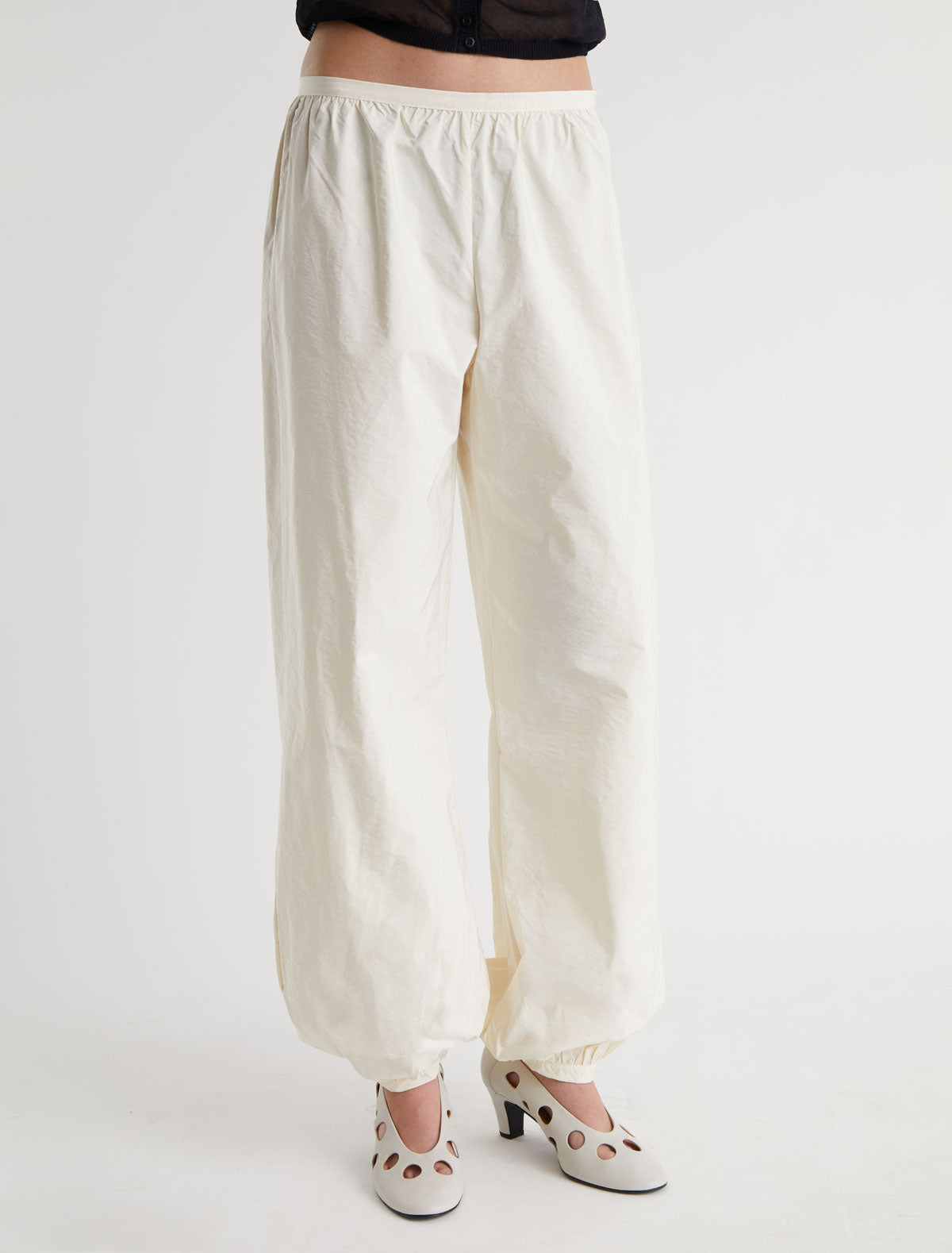 Boza balloon style pants nylon white