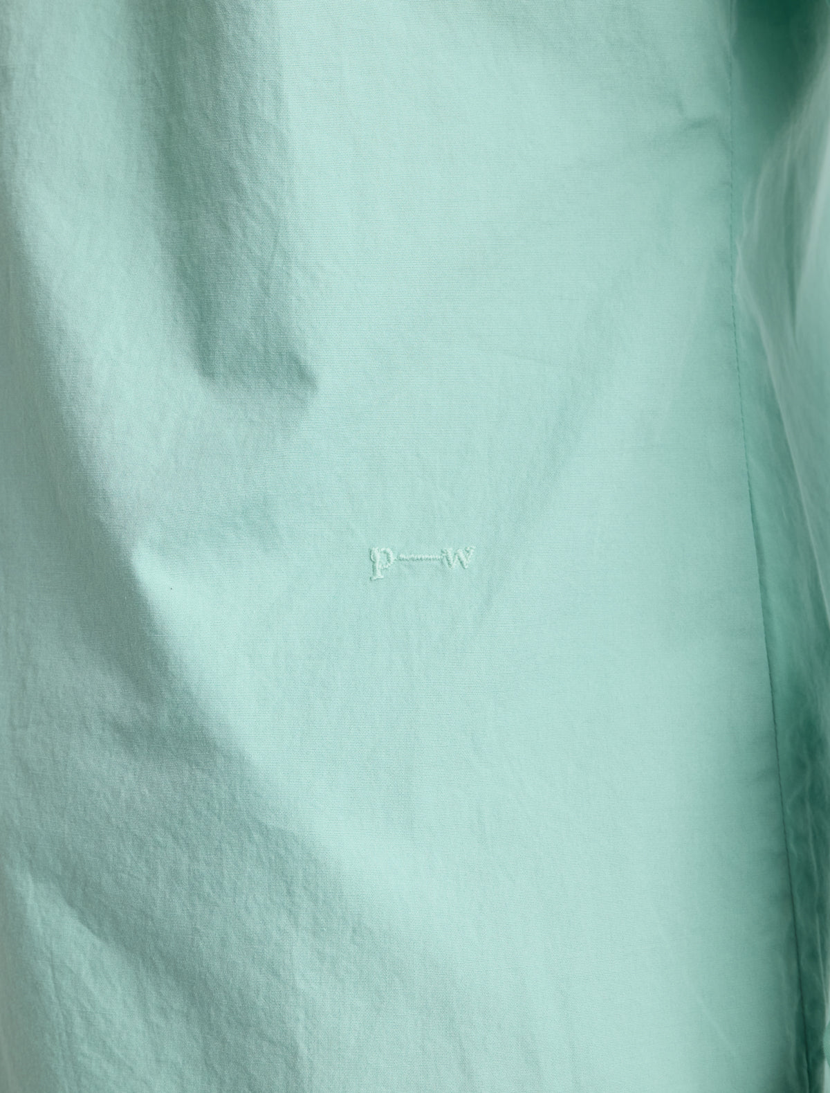 Bailen mens shirt featuring pw embroidery mint
