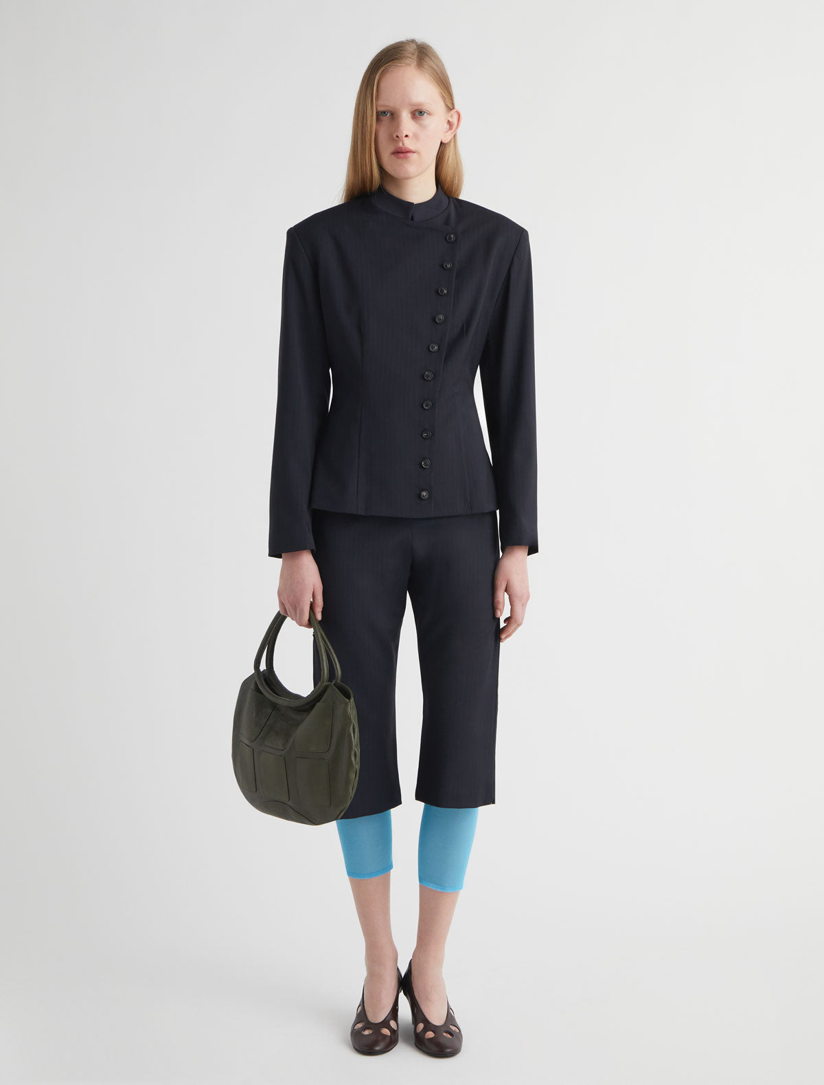 Banjo fitted blazer crossover front