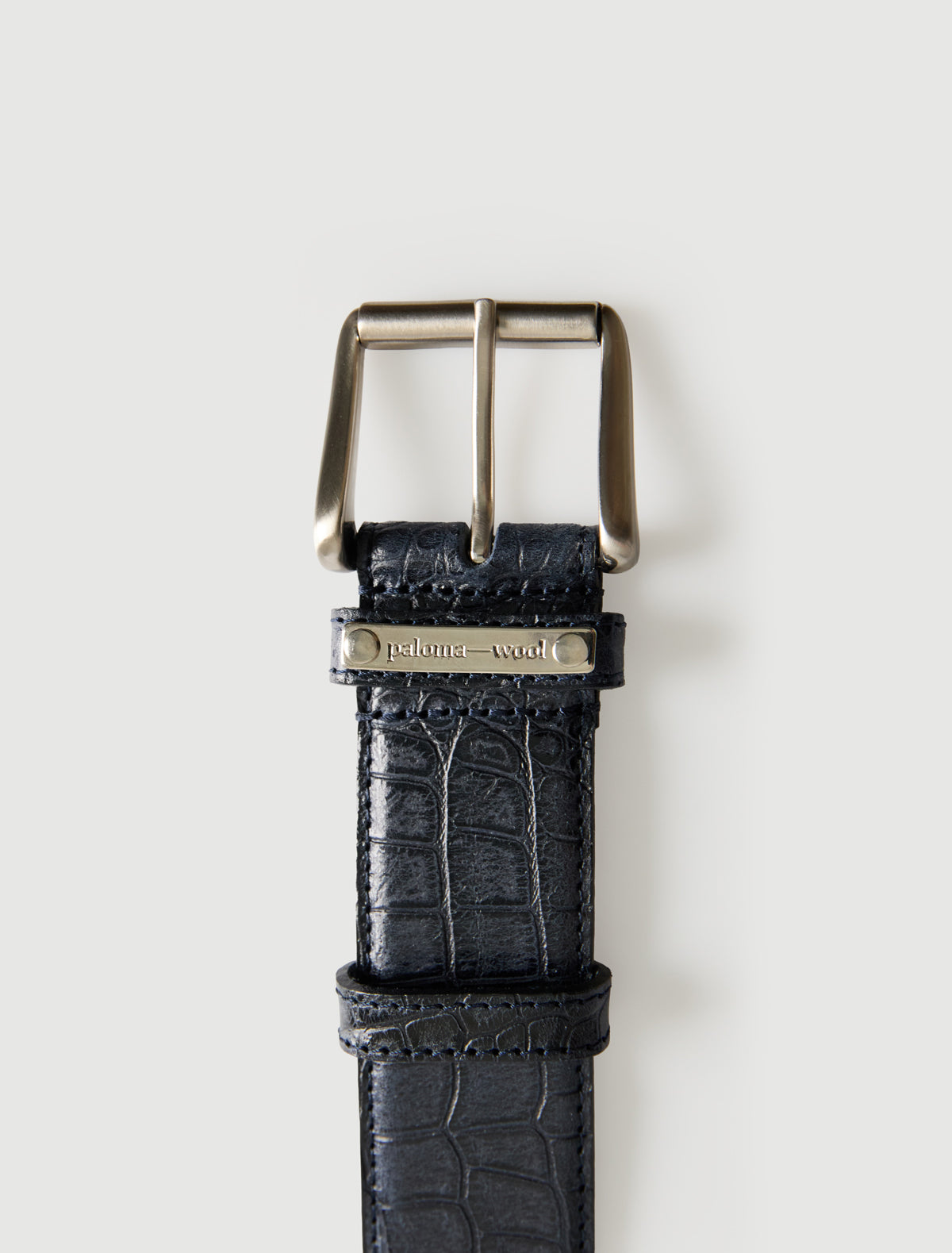 Juana waist waist belt custom metal plaque belt loop