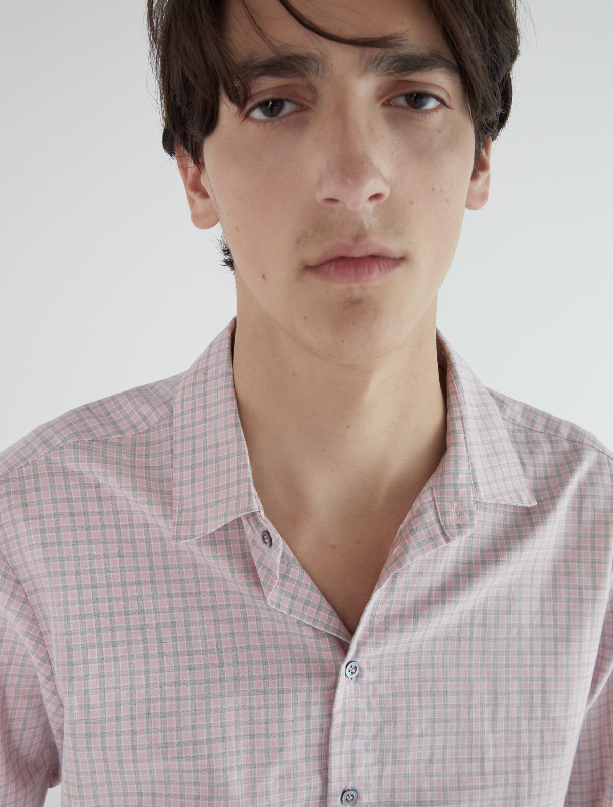 Finita men striped shirt pink
