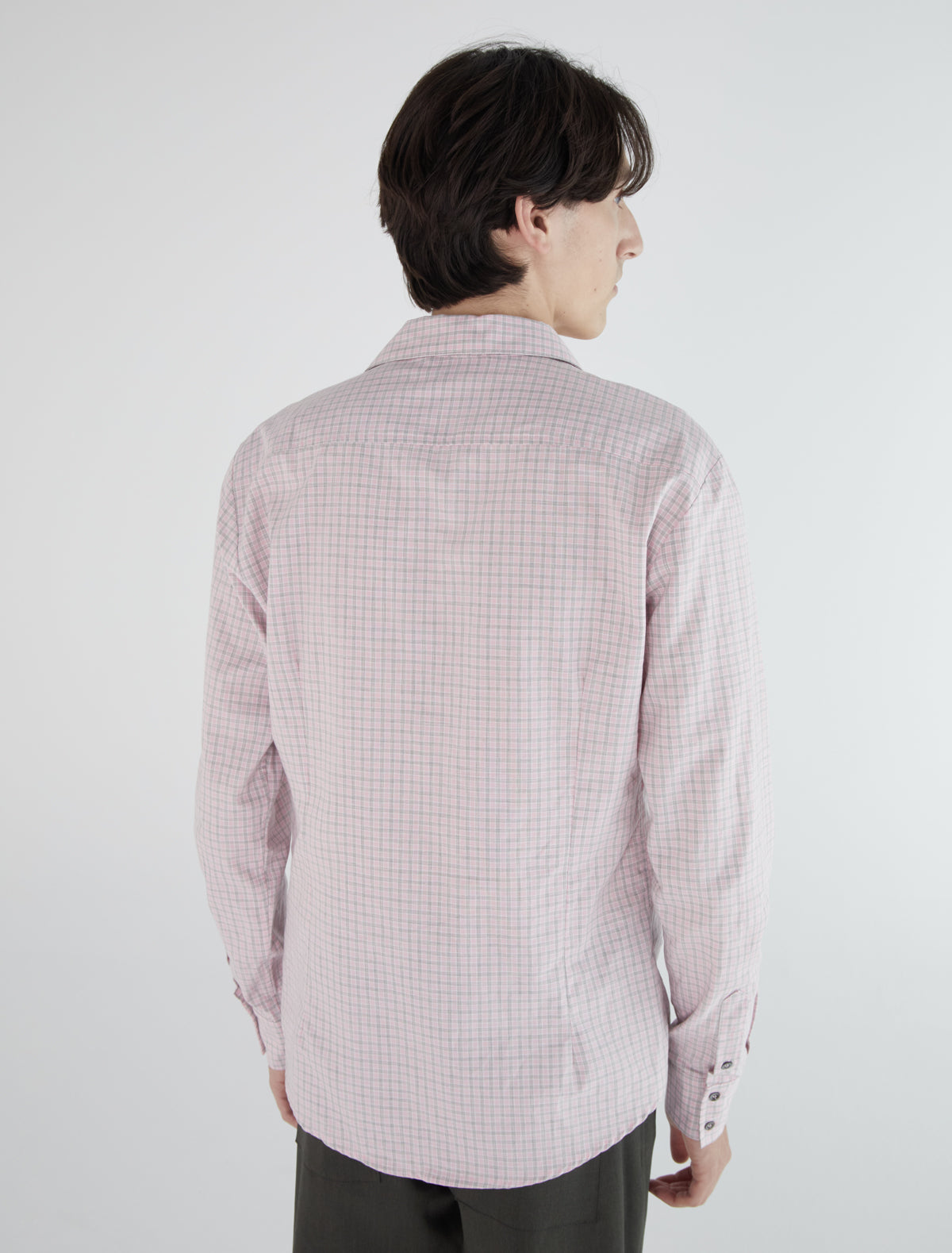 Finita men striped shirt pink