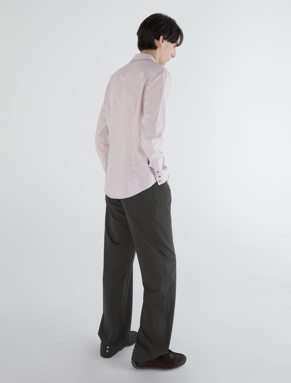 Finita men striped shirt pink