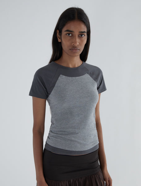 PUKA-Stretchy organic cotton T-shirt with raglan sleeves – paloma wool