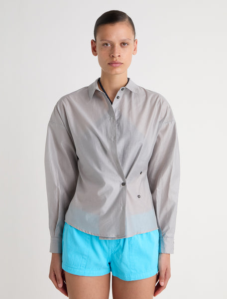 常田大希着用　paloma wool gray city polo Paloma Wool: Gray Coty Polo | SSENSE