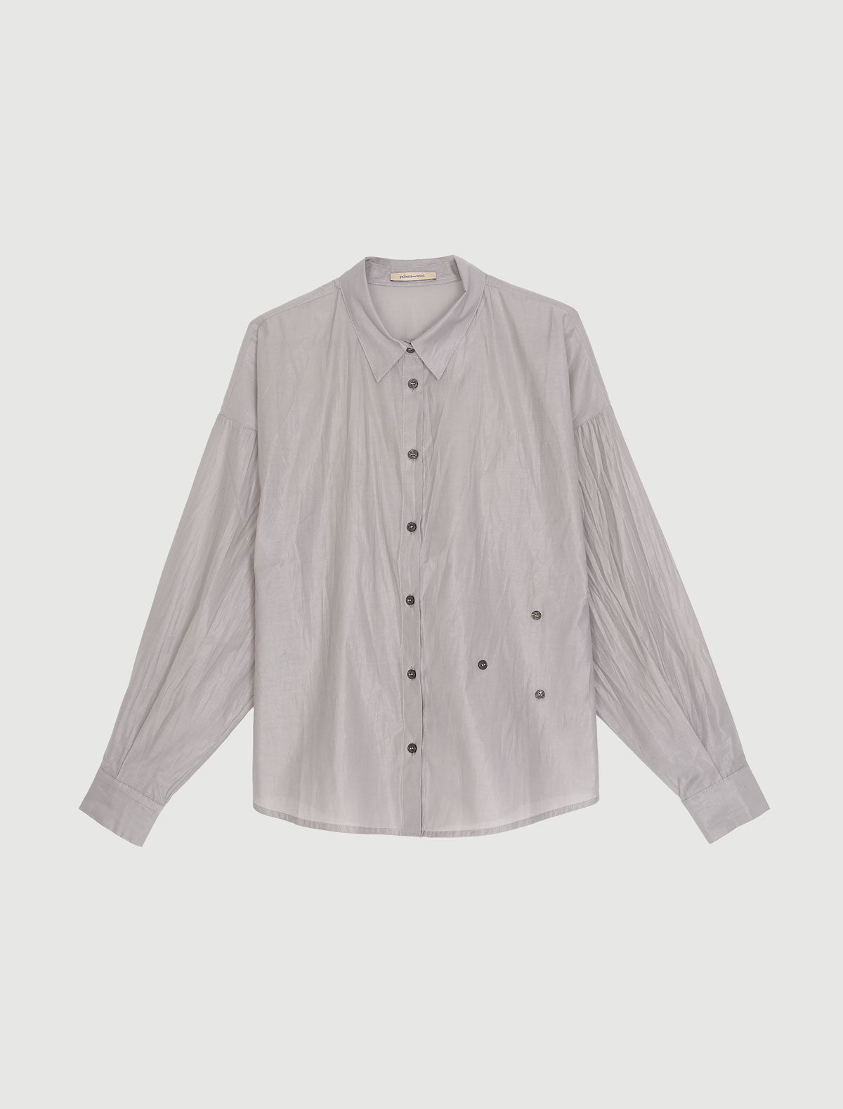 【常田大希着用】PALOMA WOOL COTY LS POLO GREY Paloma Wool: Gray Coty Polo | SSENSE