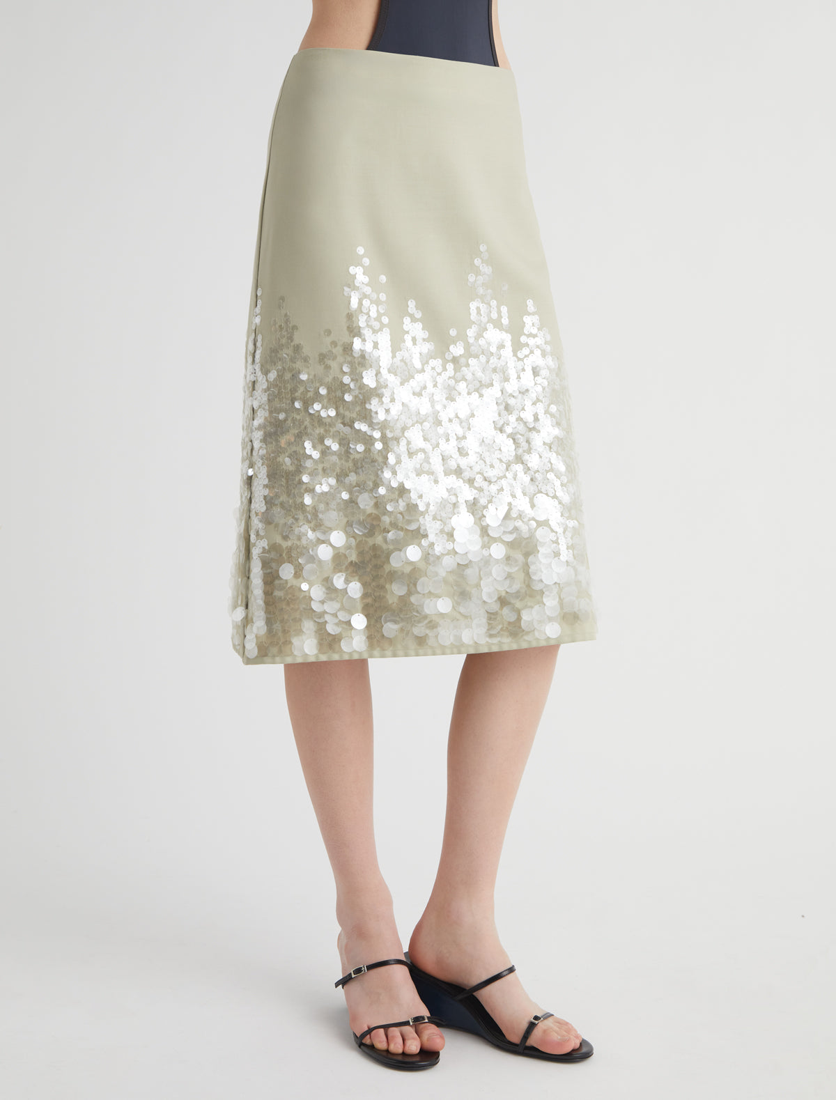 Ara skirt gradient sequin