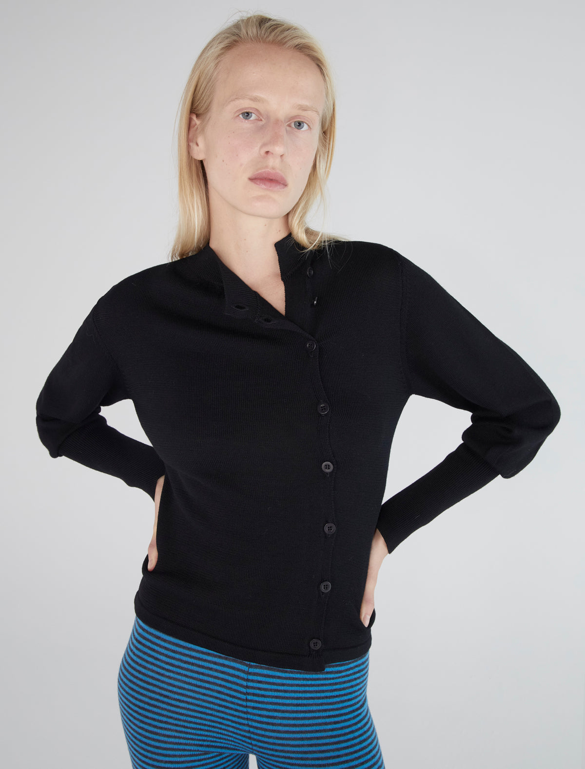 paloma_wool P.W. 89 ジップアップカーディガン GISELA-Negro – paloma wool