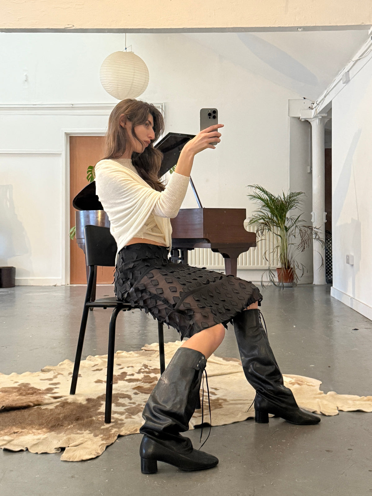 Palomawool トップス ZINEDINE-Long-sleeved raglan t-shirt. – Paloma Wool