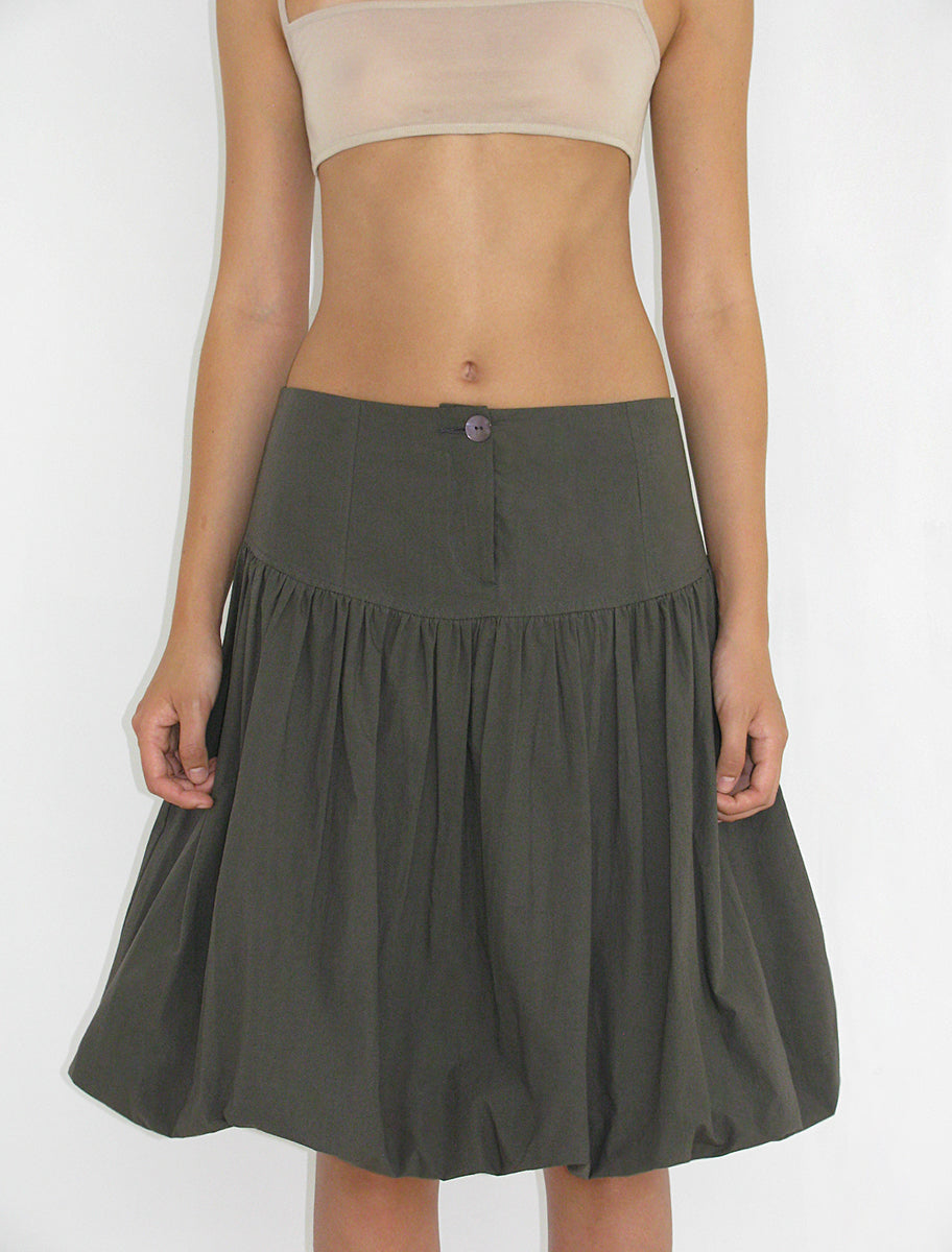 GLOBO-Balloon skirt with wide waistband