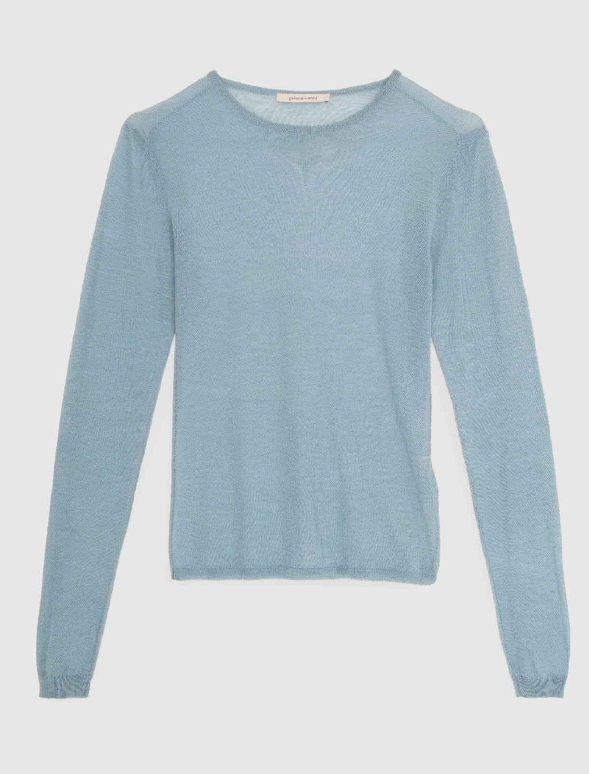 Round losa long sleeve sheer sweater
