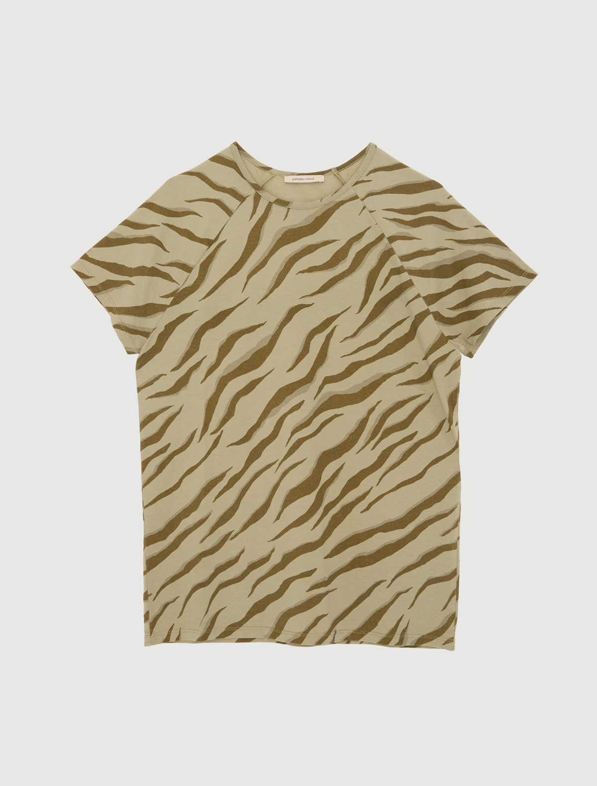 Savina b short sleeve top zebra print raglan sleeves 2