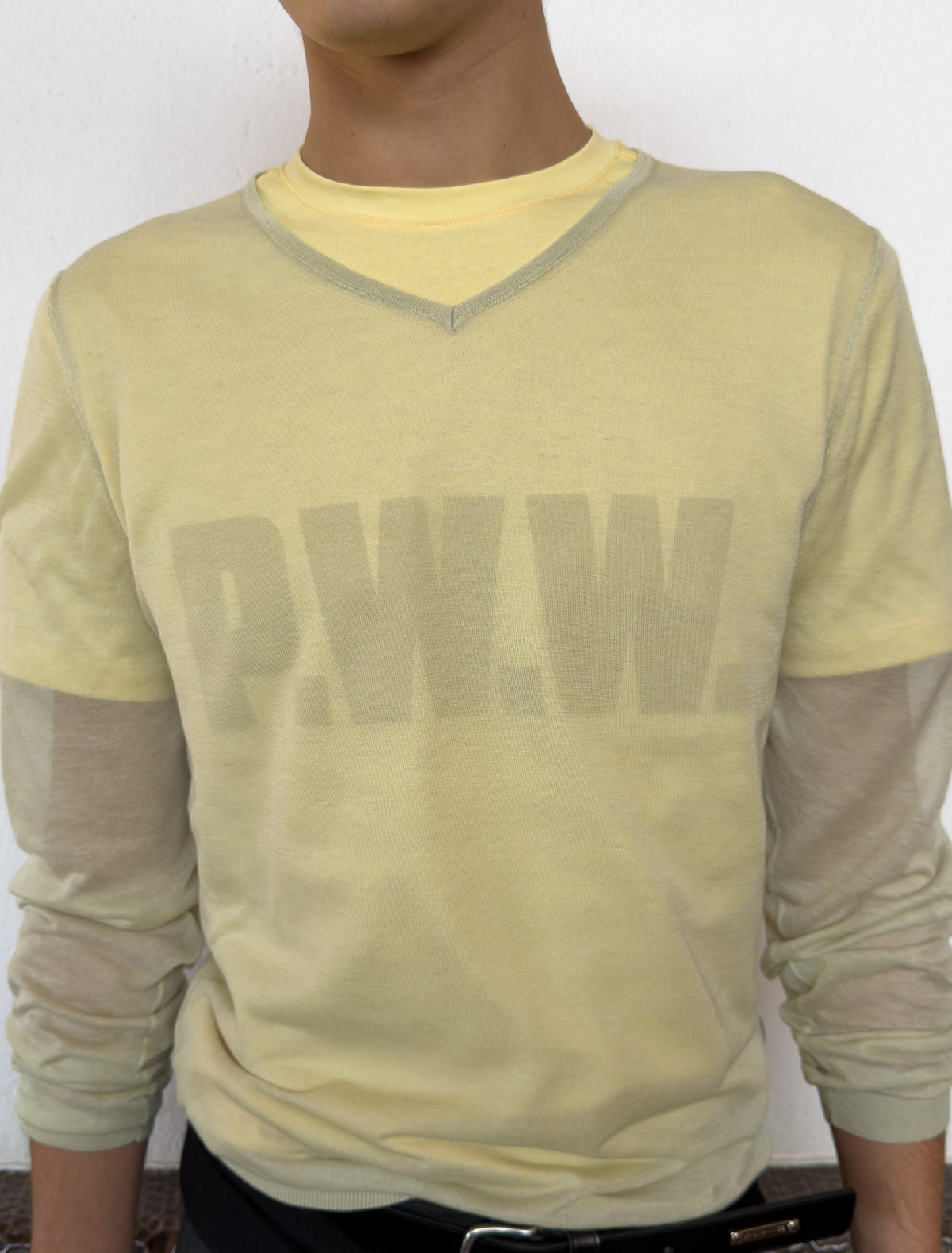 Donde cotton tshirt paloma wool worldwide yellow