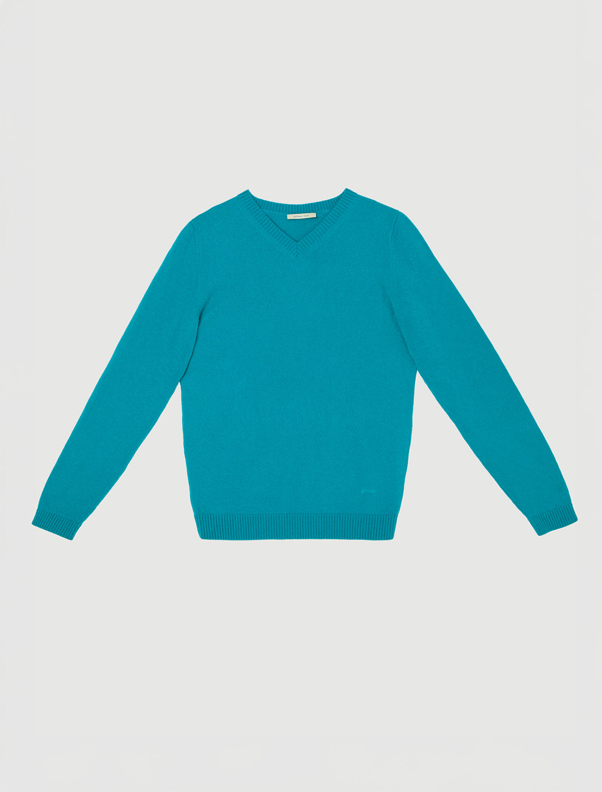 Musa men s v neck sweater pw embroidery blue