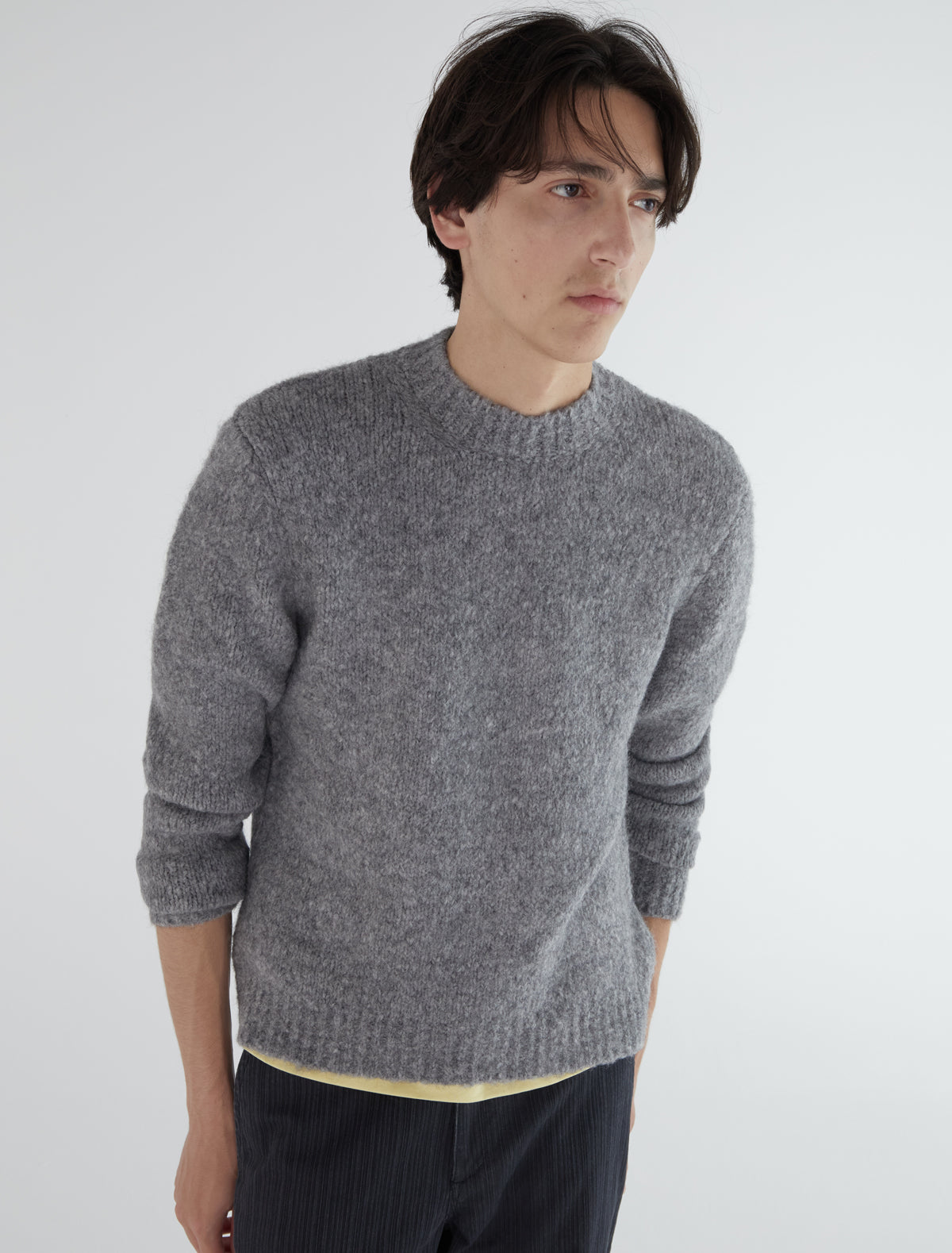 Clock b men cardigan intarsia clock