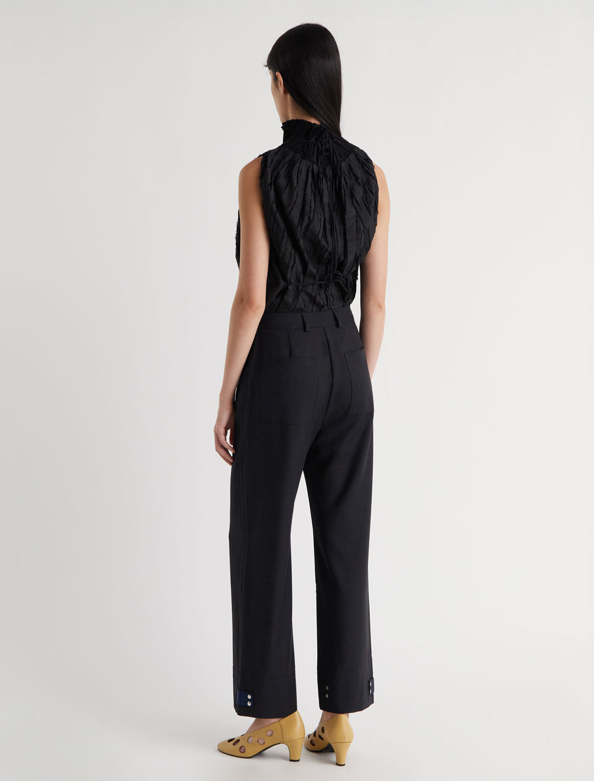 MATILDA-Wide-leg tailored trousers made from our classic suiting