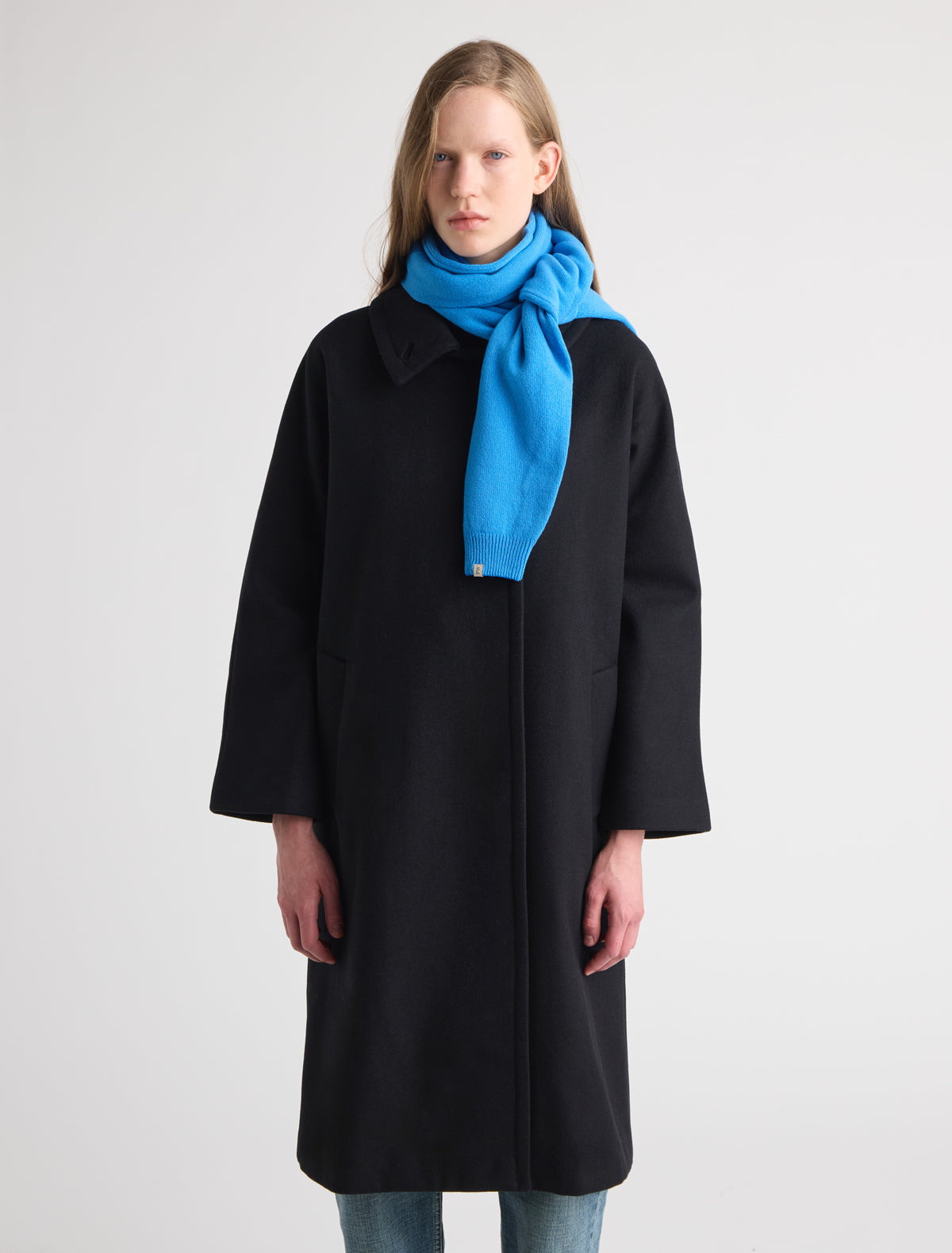 Moix scarf cuffs intenseblue